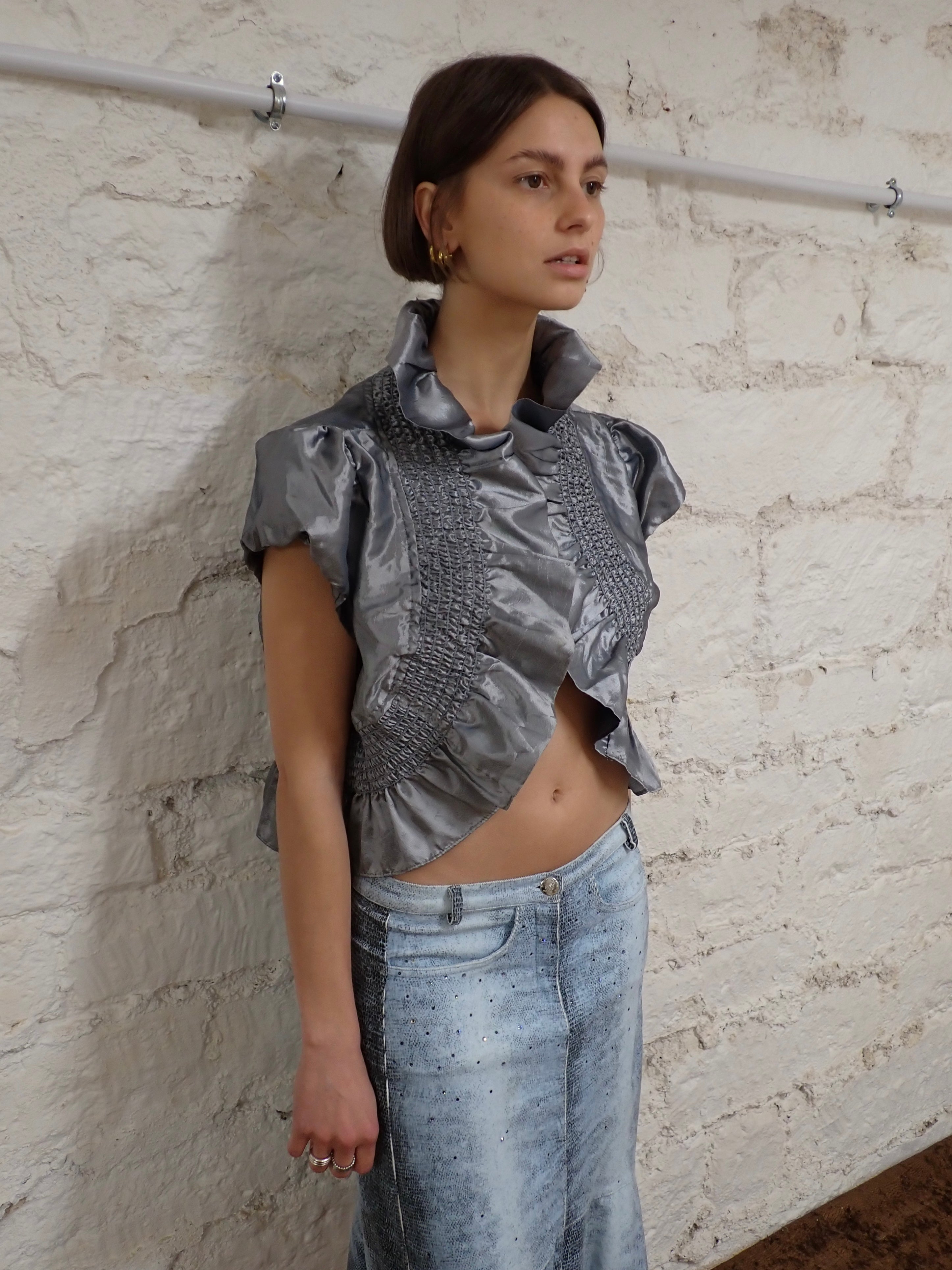 Ruched bolero