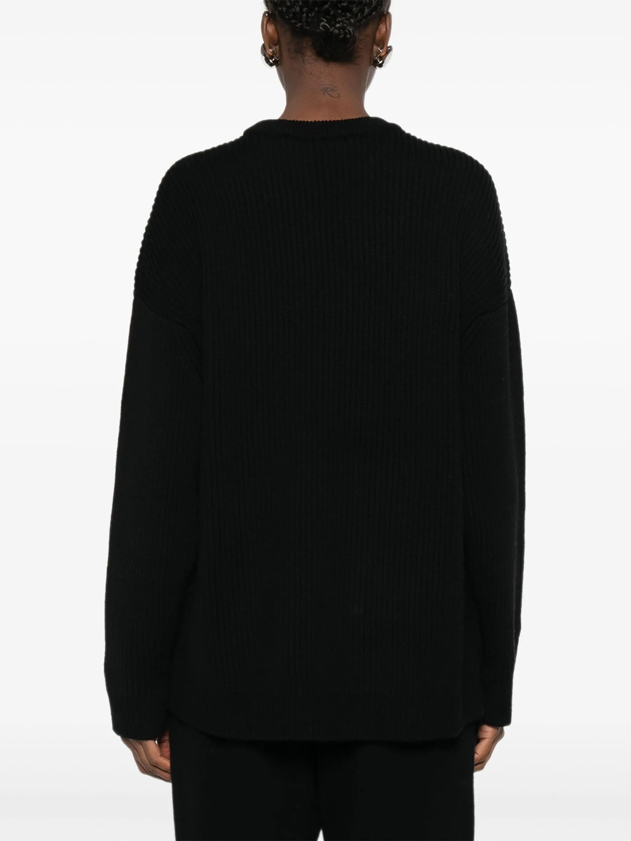 Oversize knit crewneck