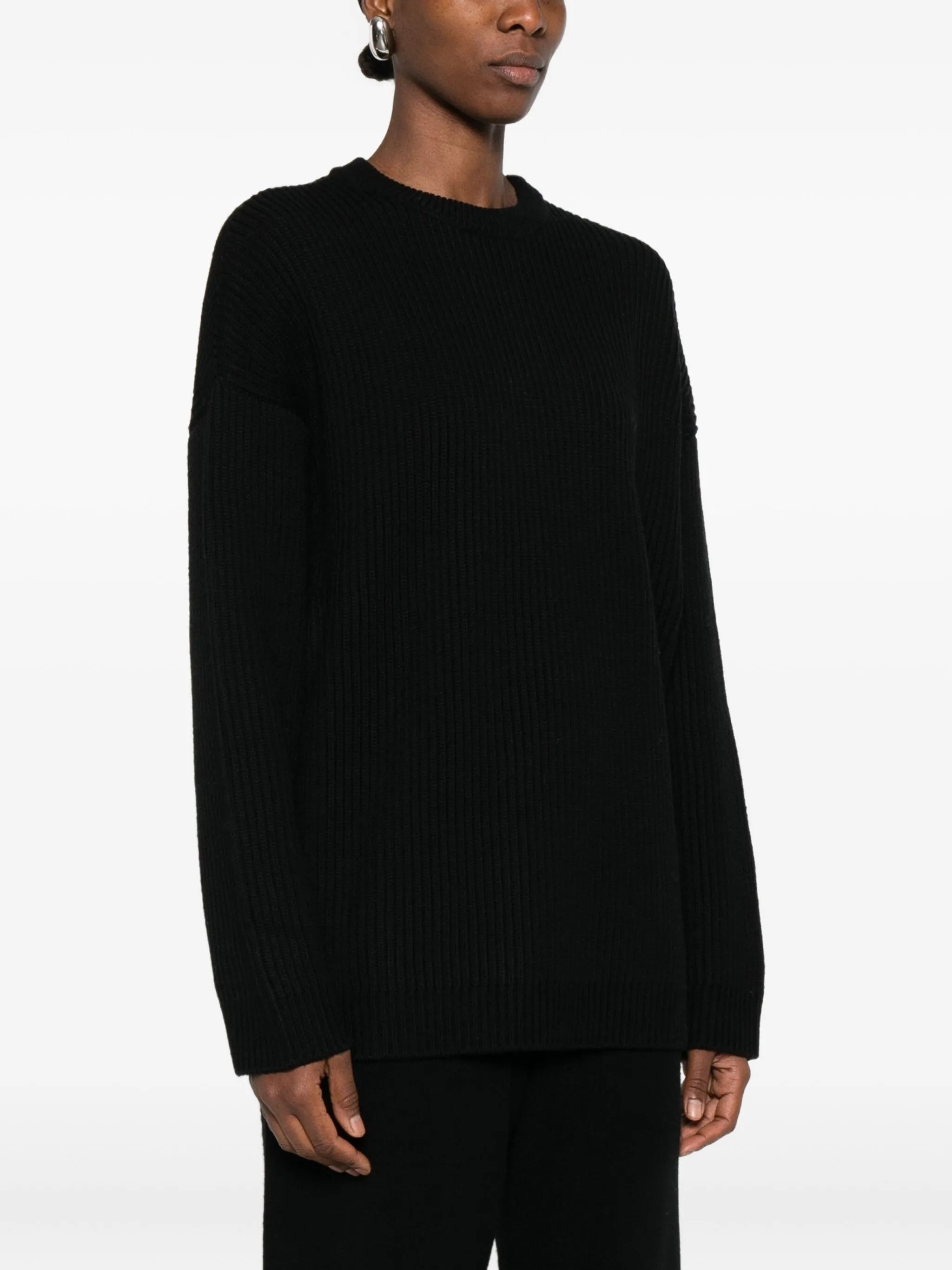 Oversize knit crewneck
