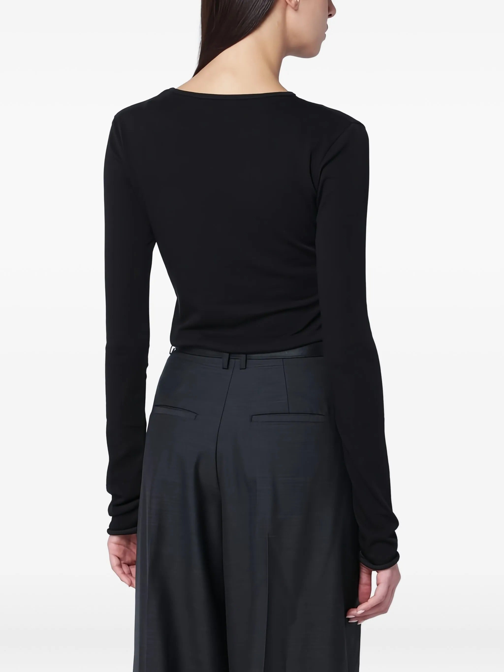 Sheer long sleeve