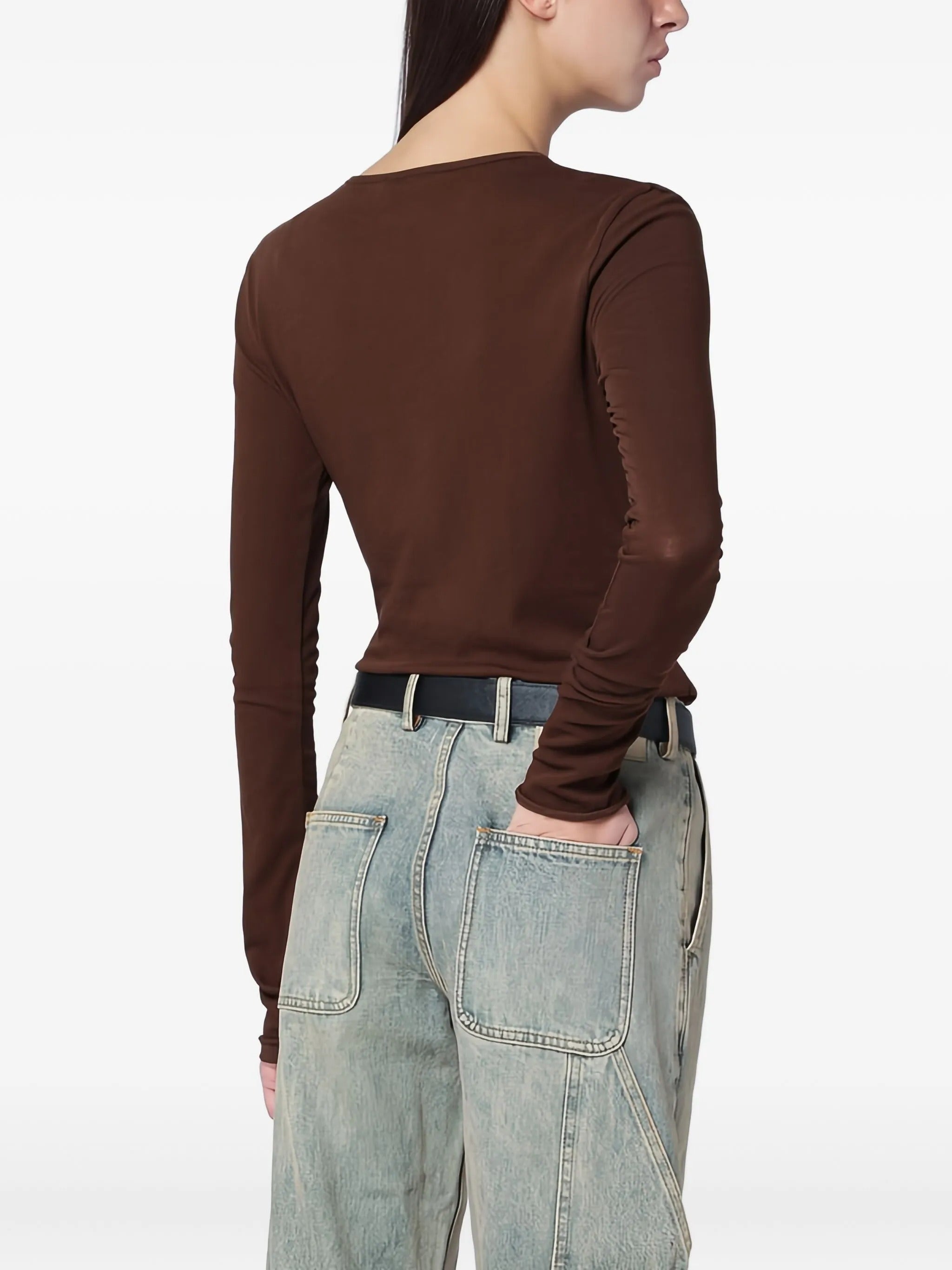 Sheer long sleeve