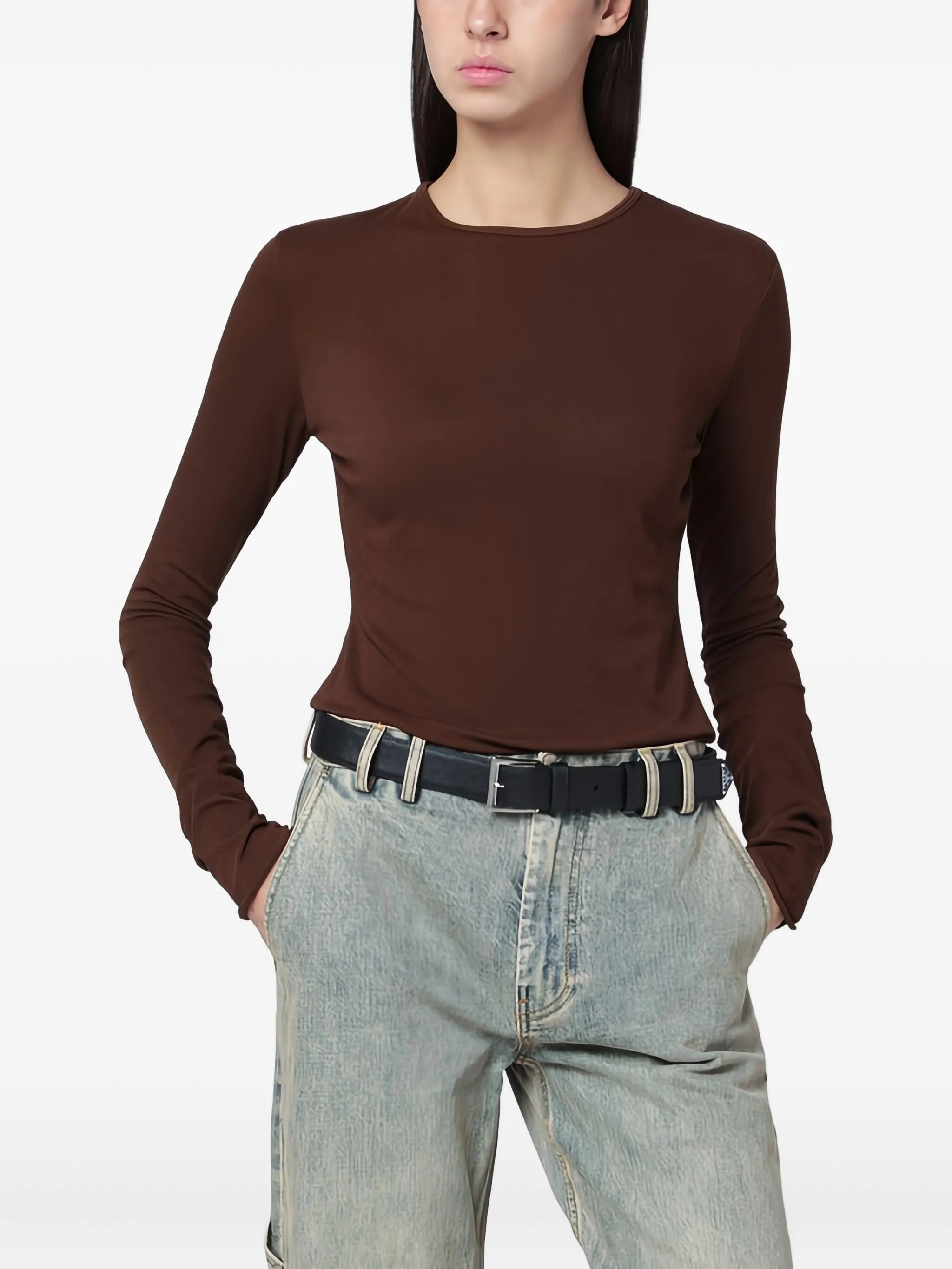 Sheer long sleeve