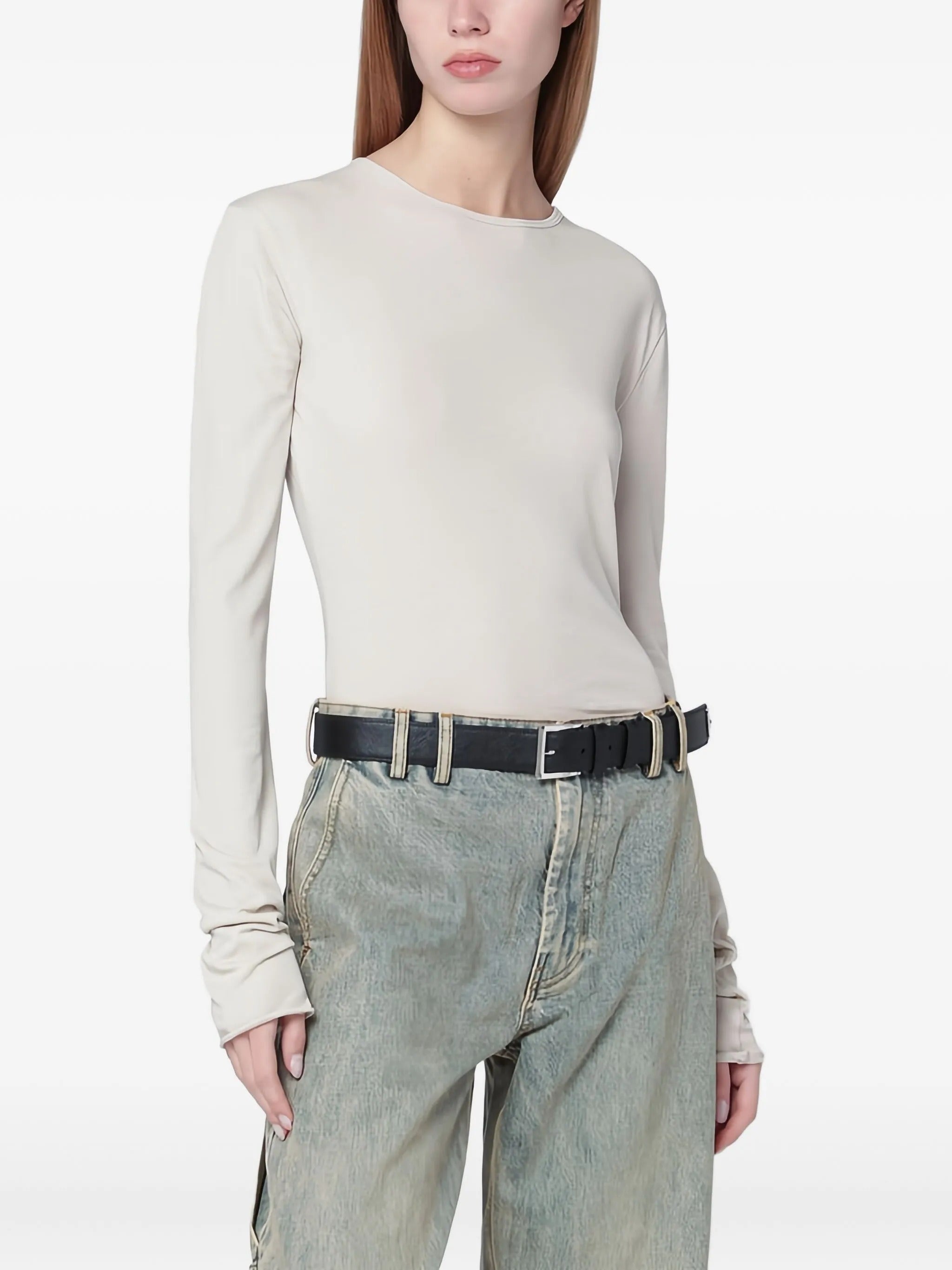 Sheer long sleeve