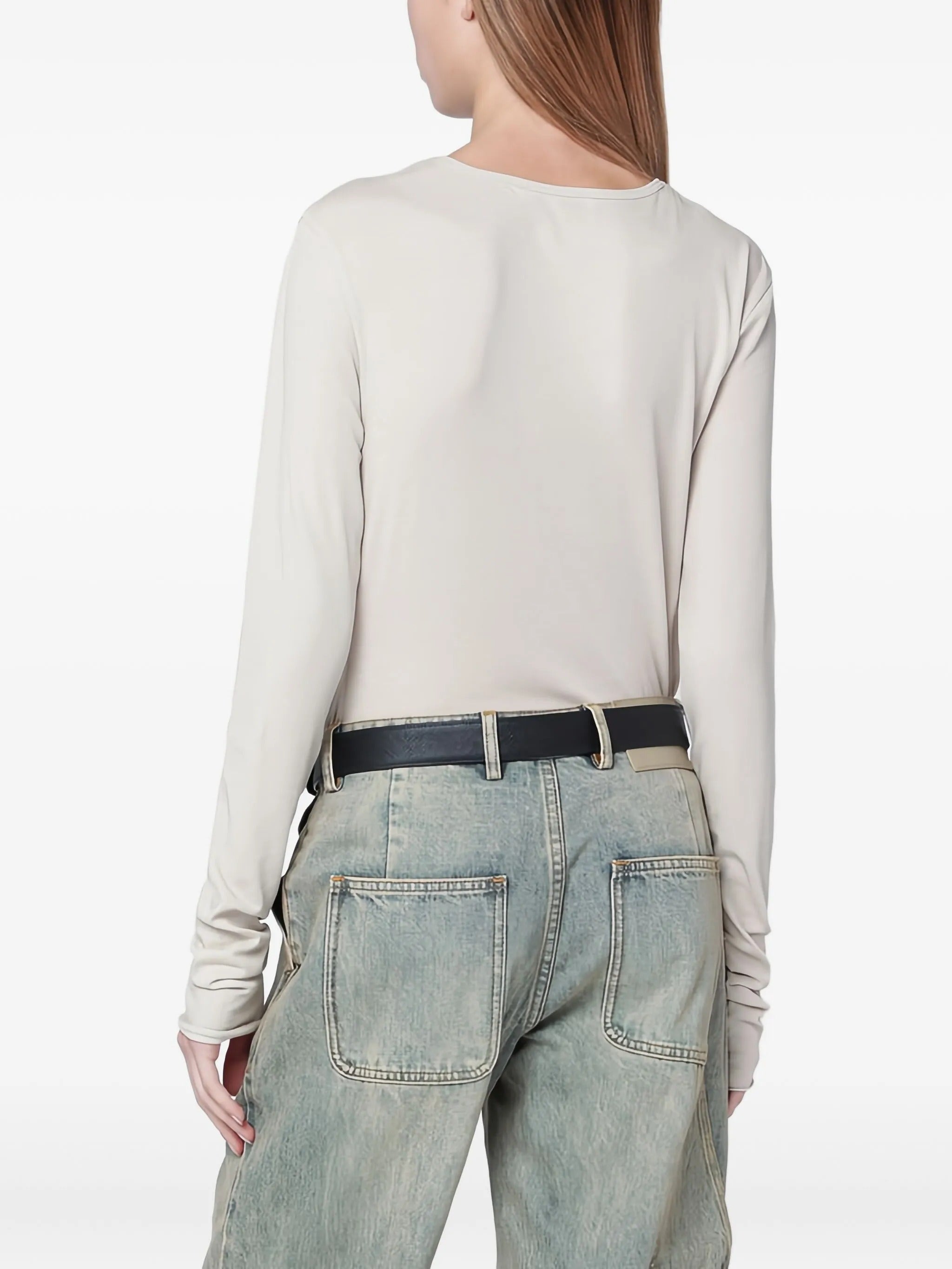 Sheer long sleeve