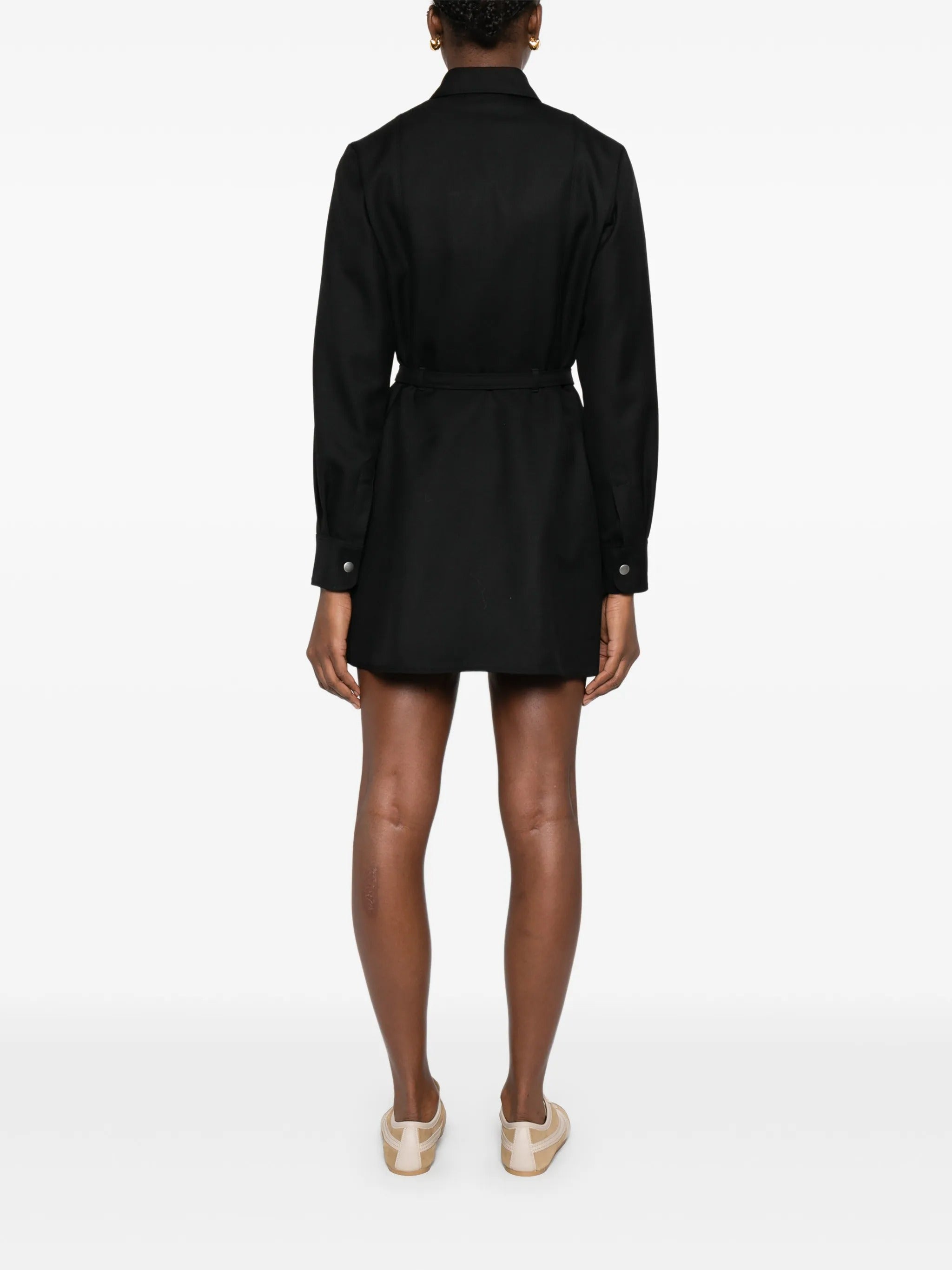 Robe chemise ceinturée