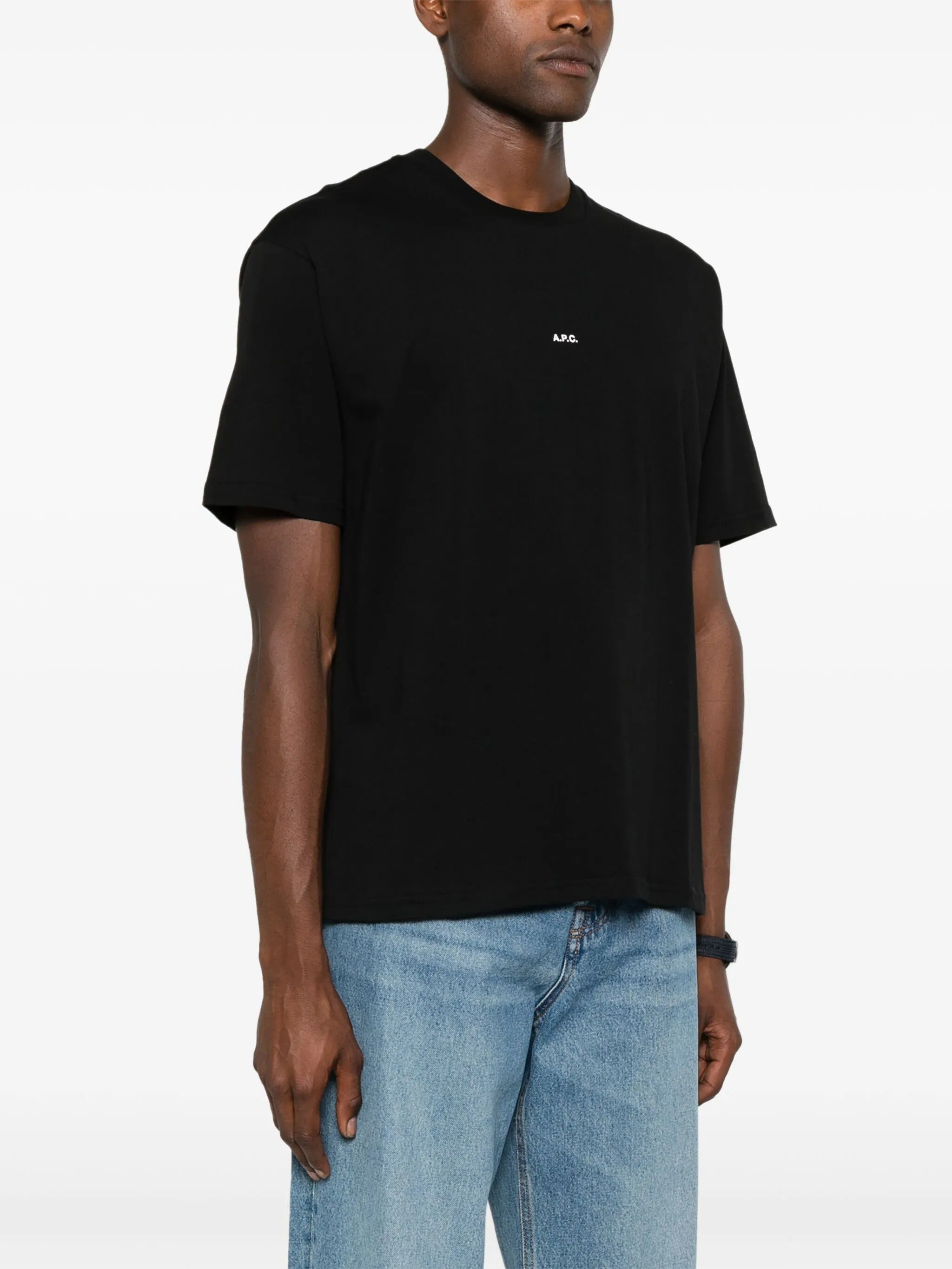 Tshirt boxy micro logo gots