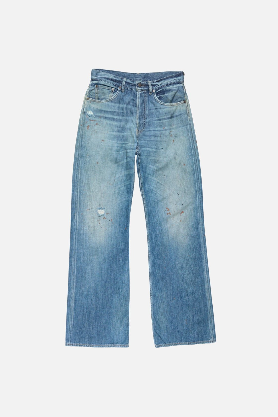 Acne studios 2021m mid blue trafalgar - 5-pocket denim