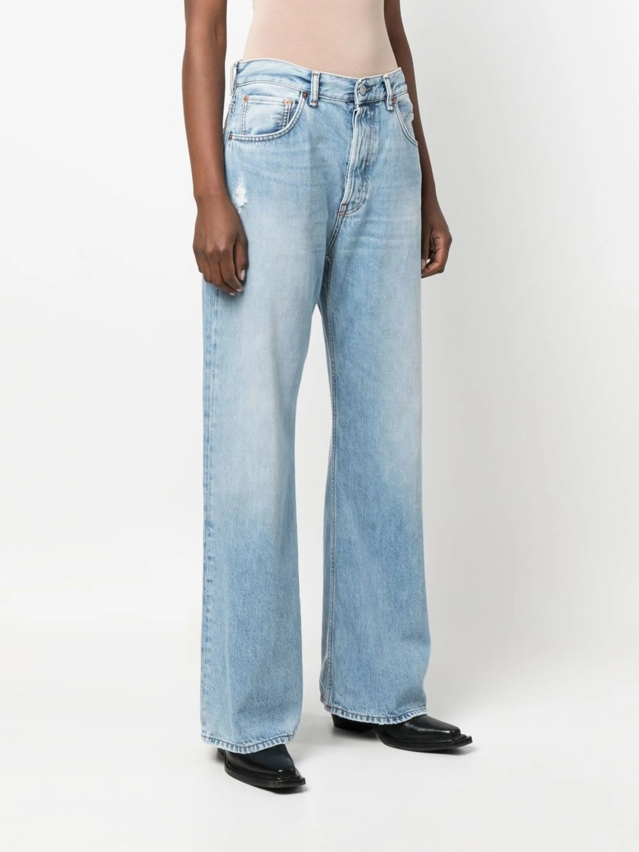 Acne studios 2021f light blue vintage - 5-pocket denim