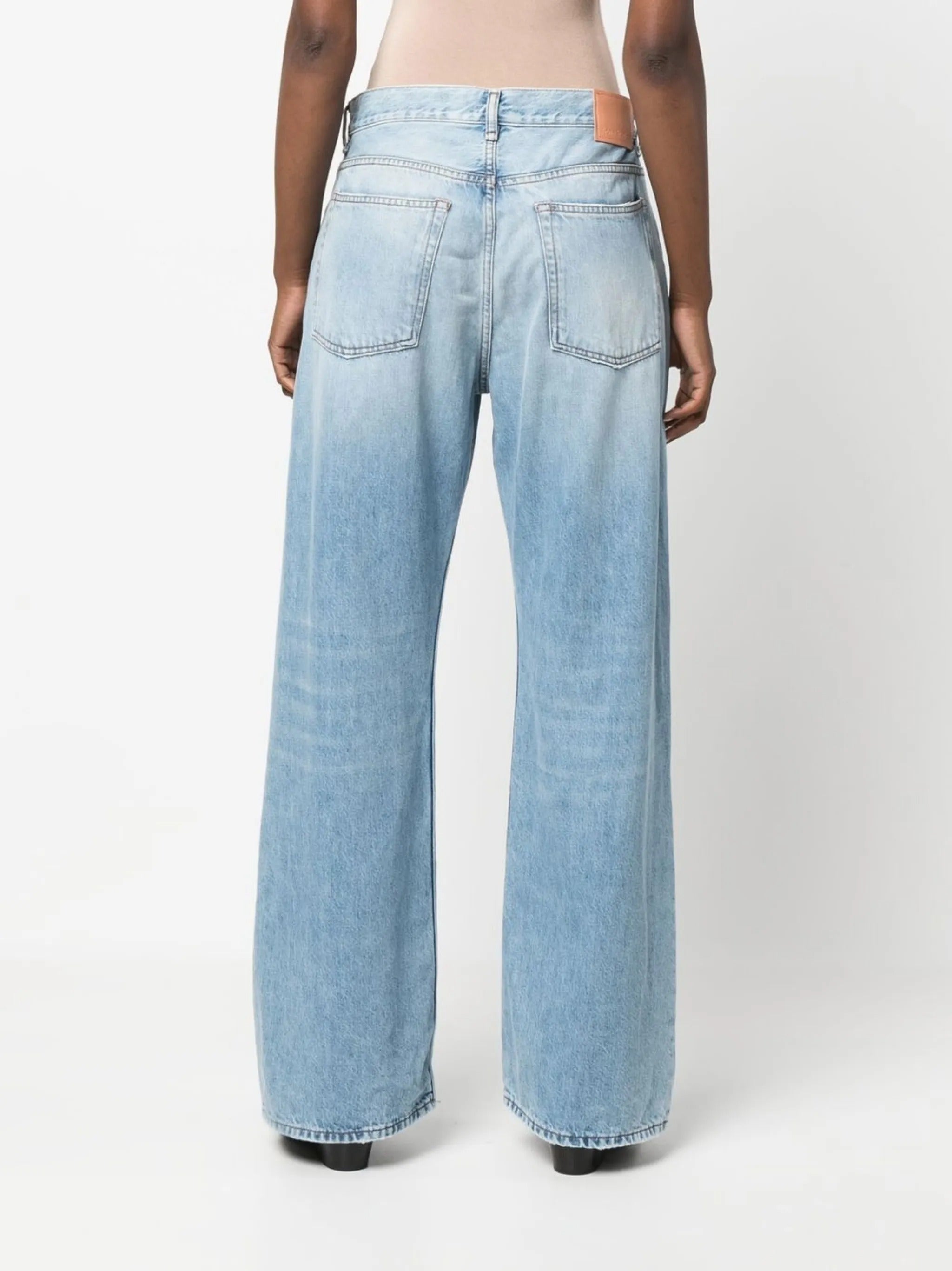 Acne studios 2021f light blue vintage - 5-pocket denim