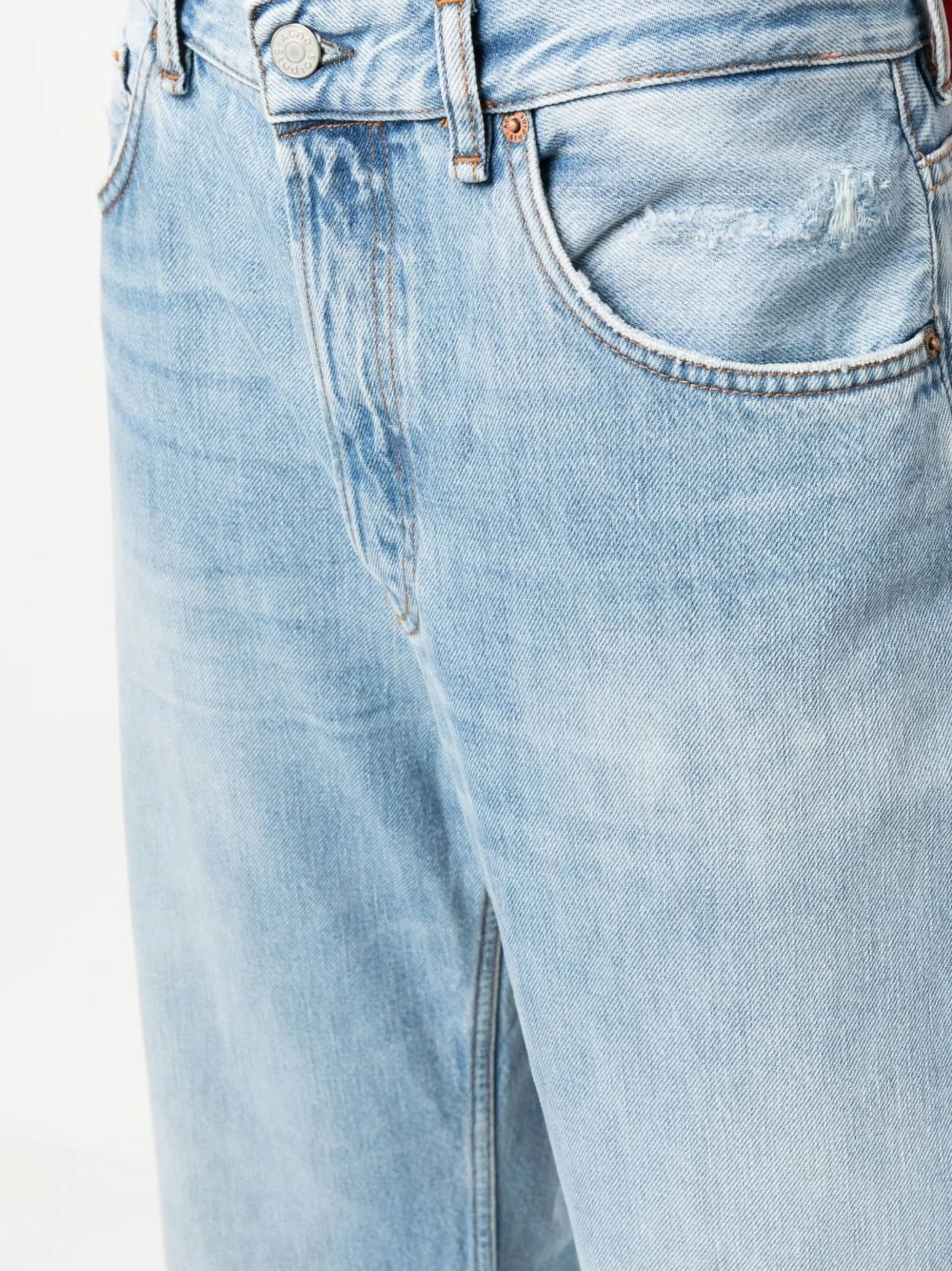 Acne studios 2021f light blue vintage - 5-pocket denim
