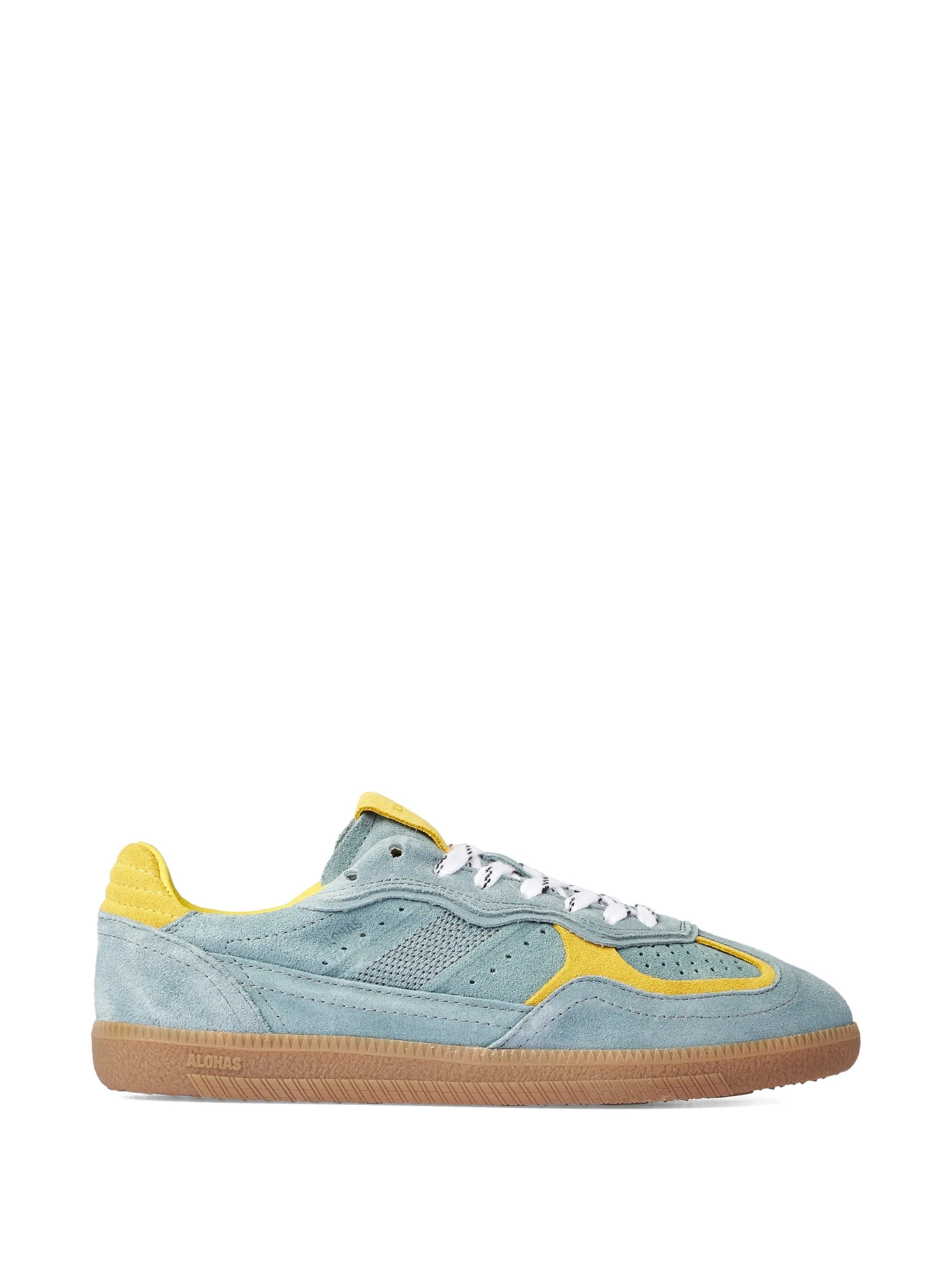 Tb.490 rife blue grey leather sneakers