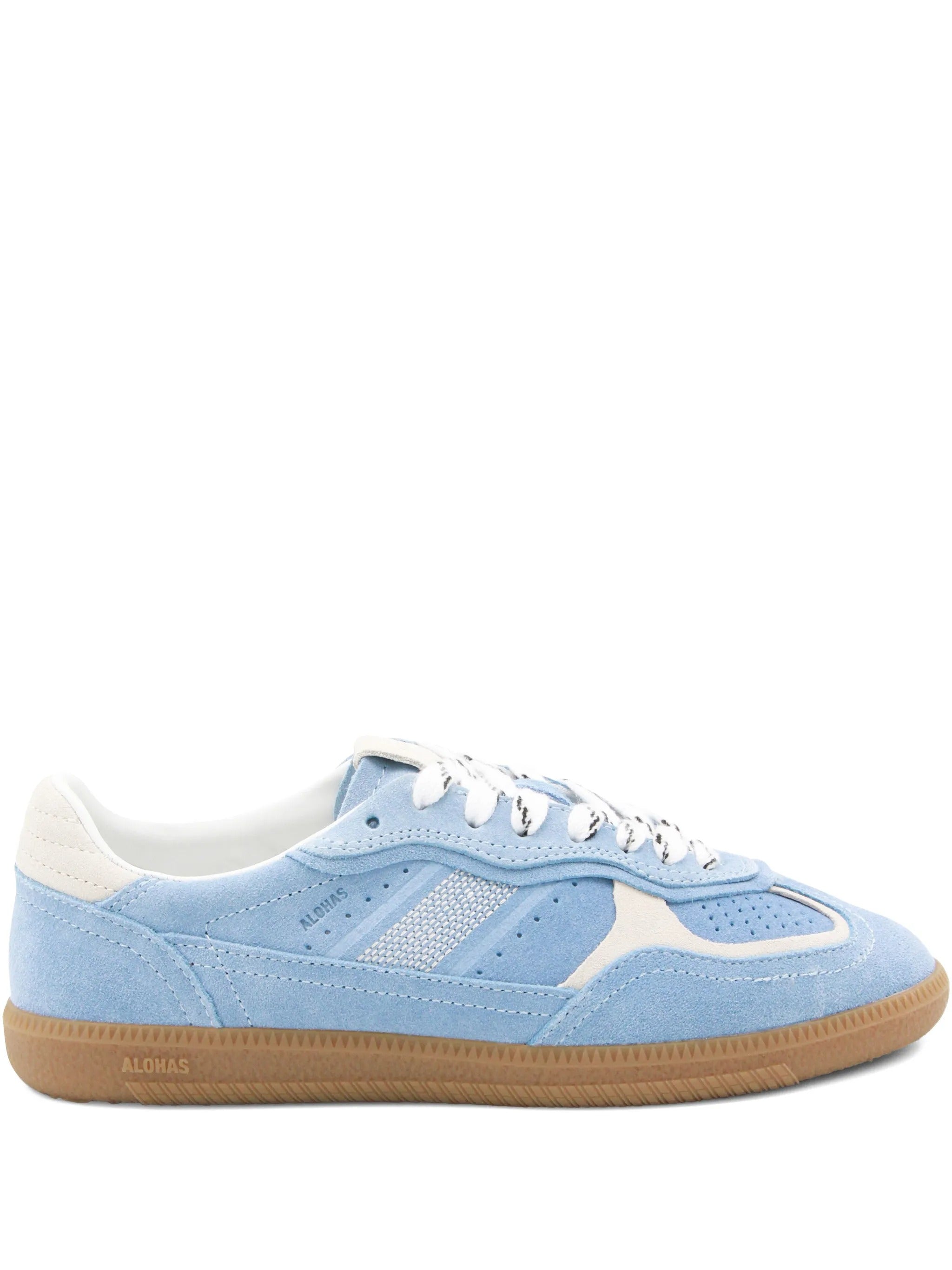 Tb.490 rife cornflower blue cream leather sneakers