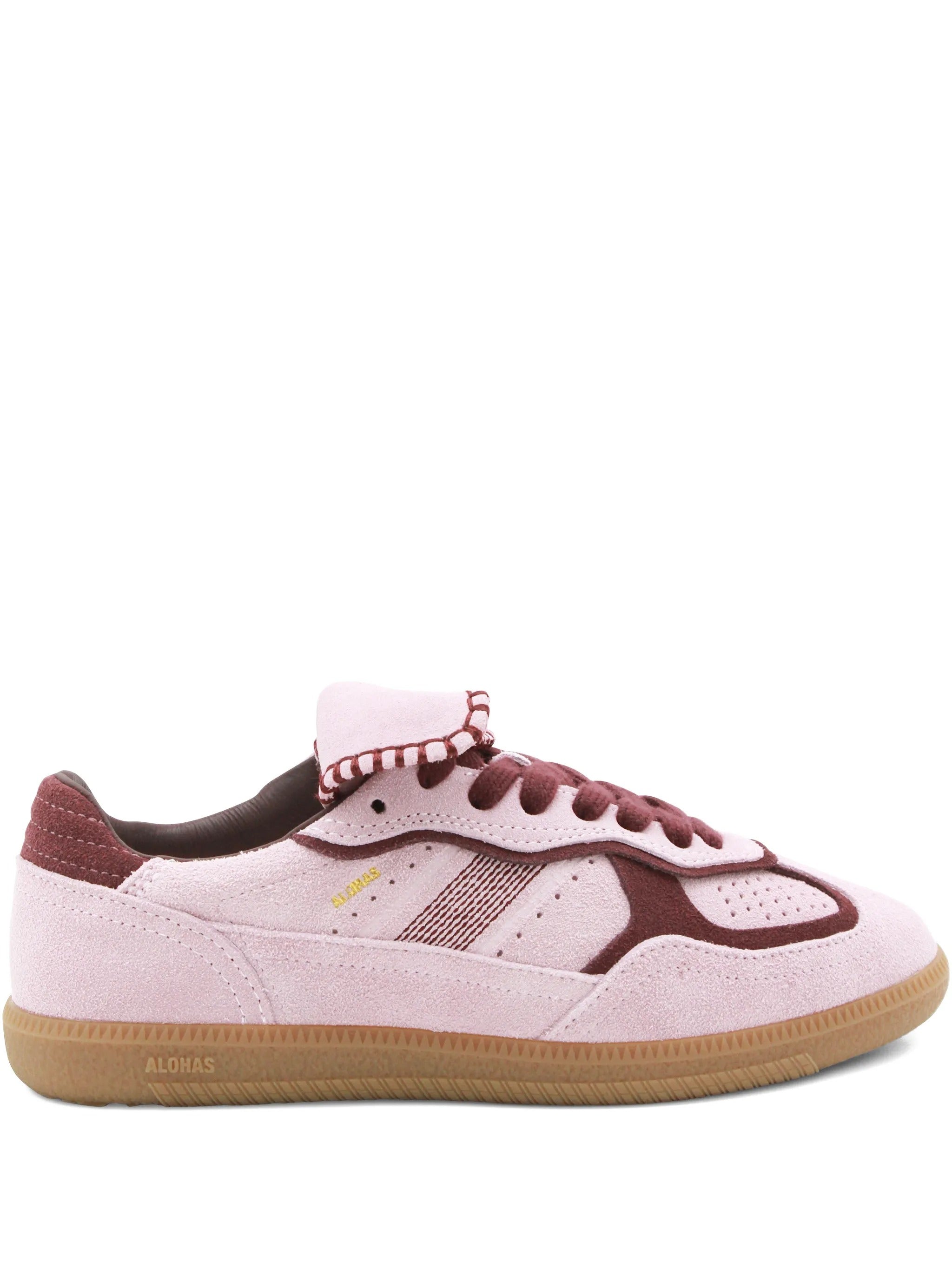 Tb.490 club suede pink leather sneakers