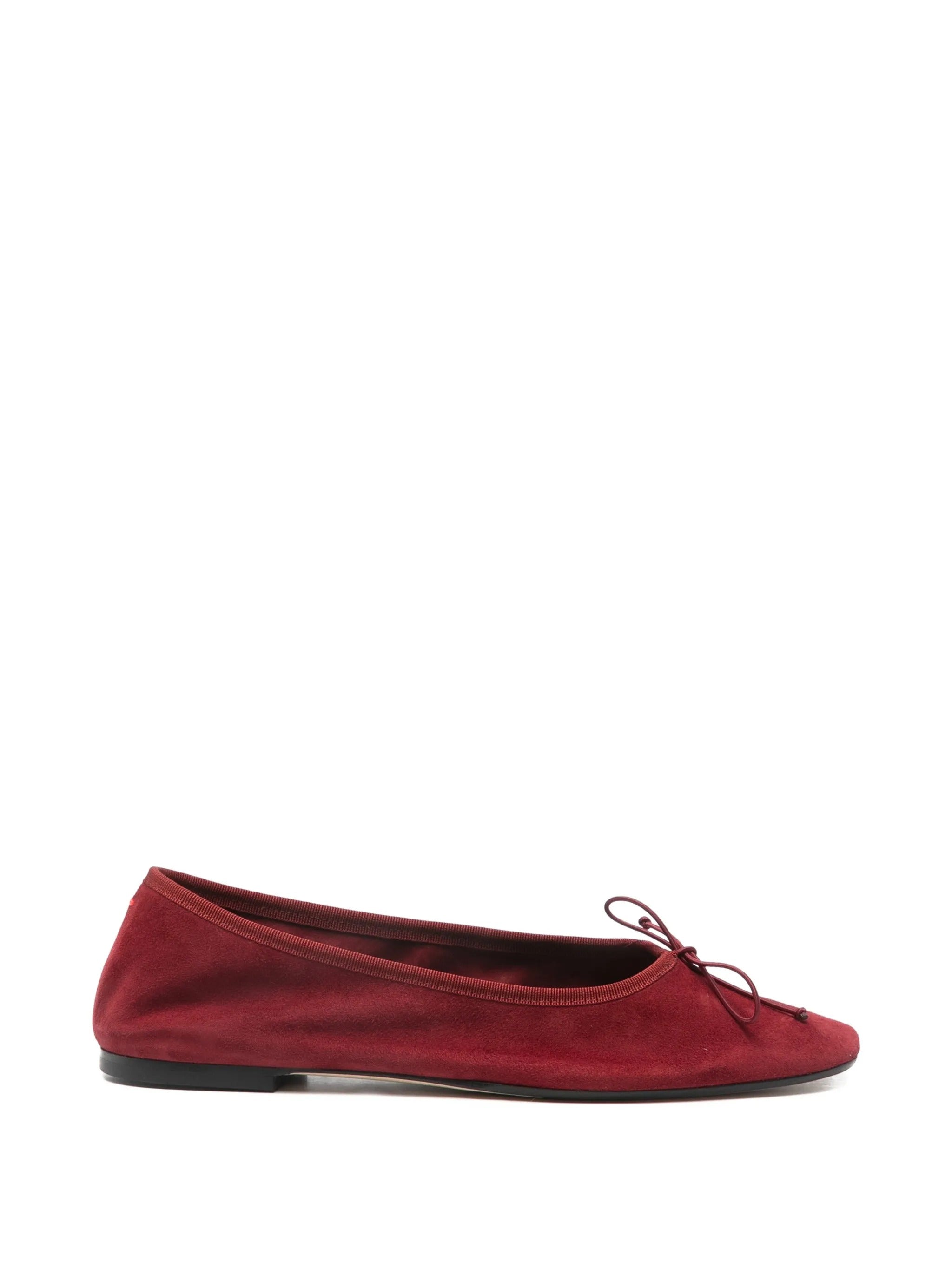 Tiby kid suede leather blood