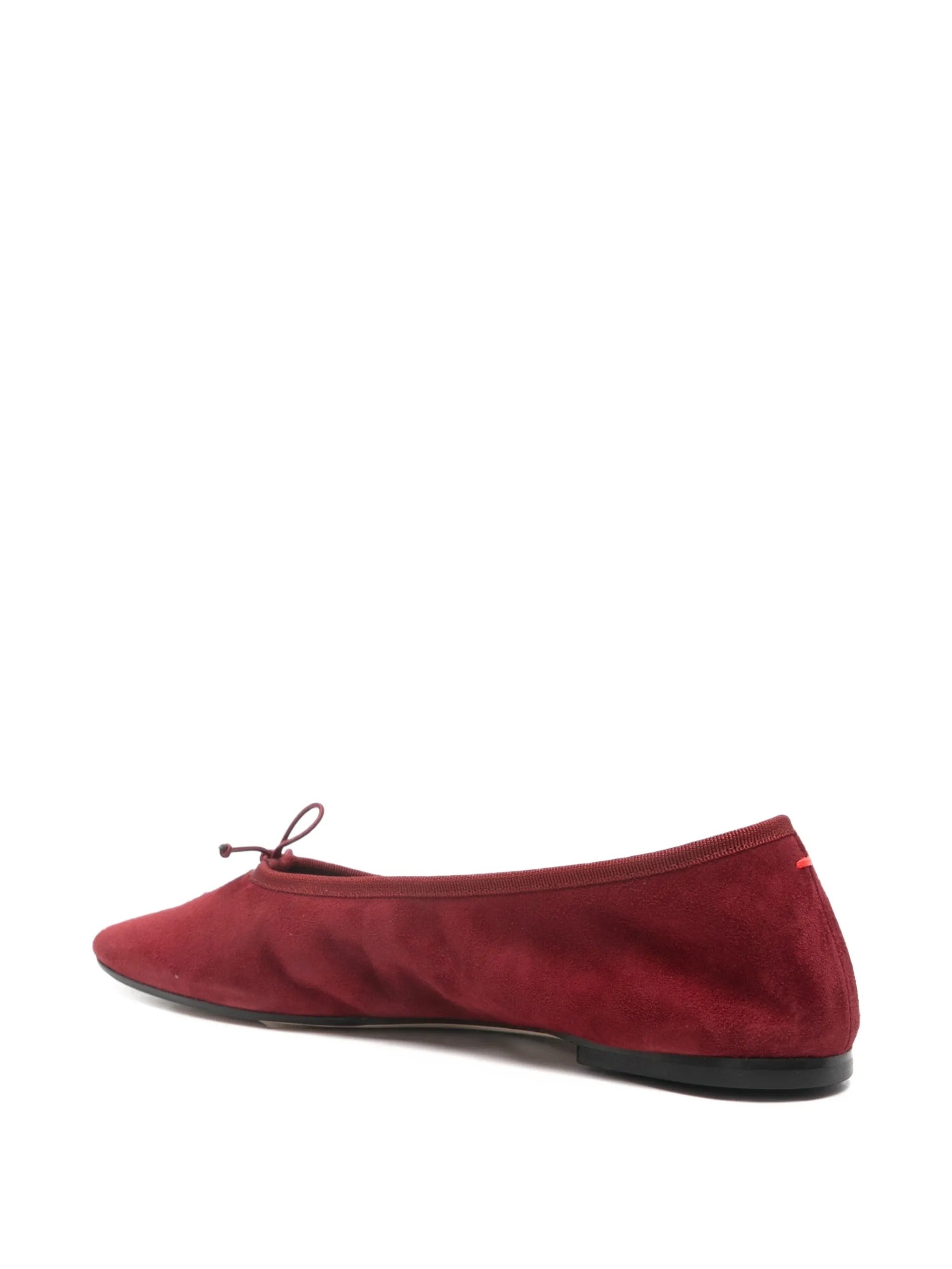 Tiby kid suede leather blood