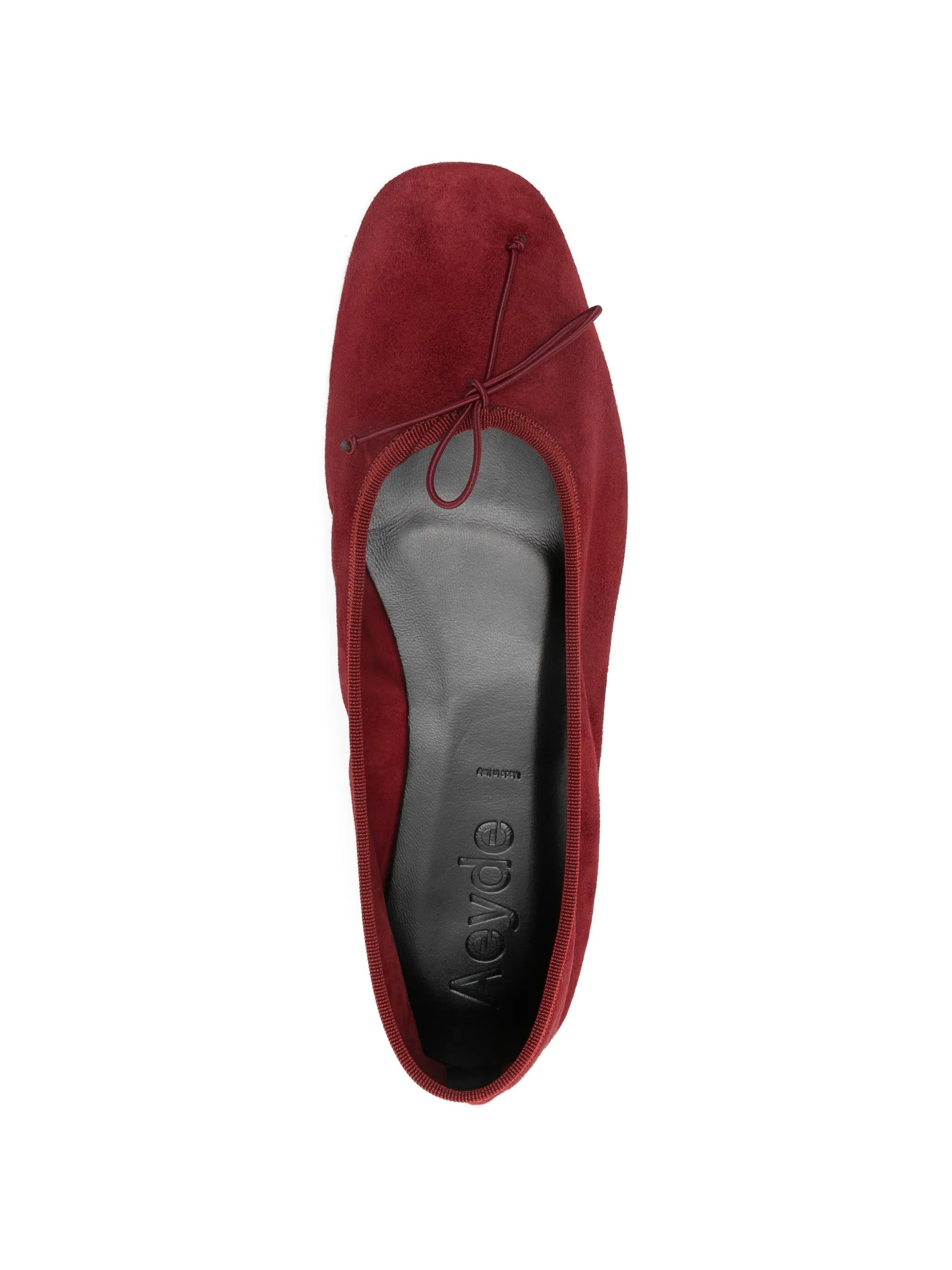 Tiby kid suede leather blood
