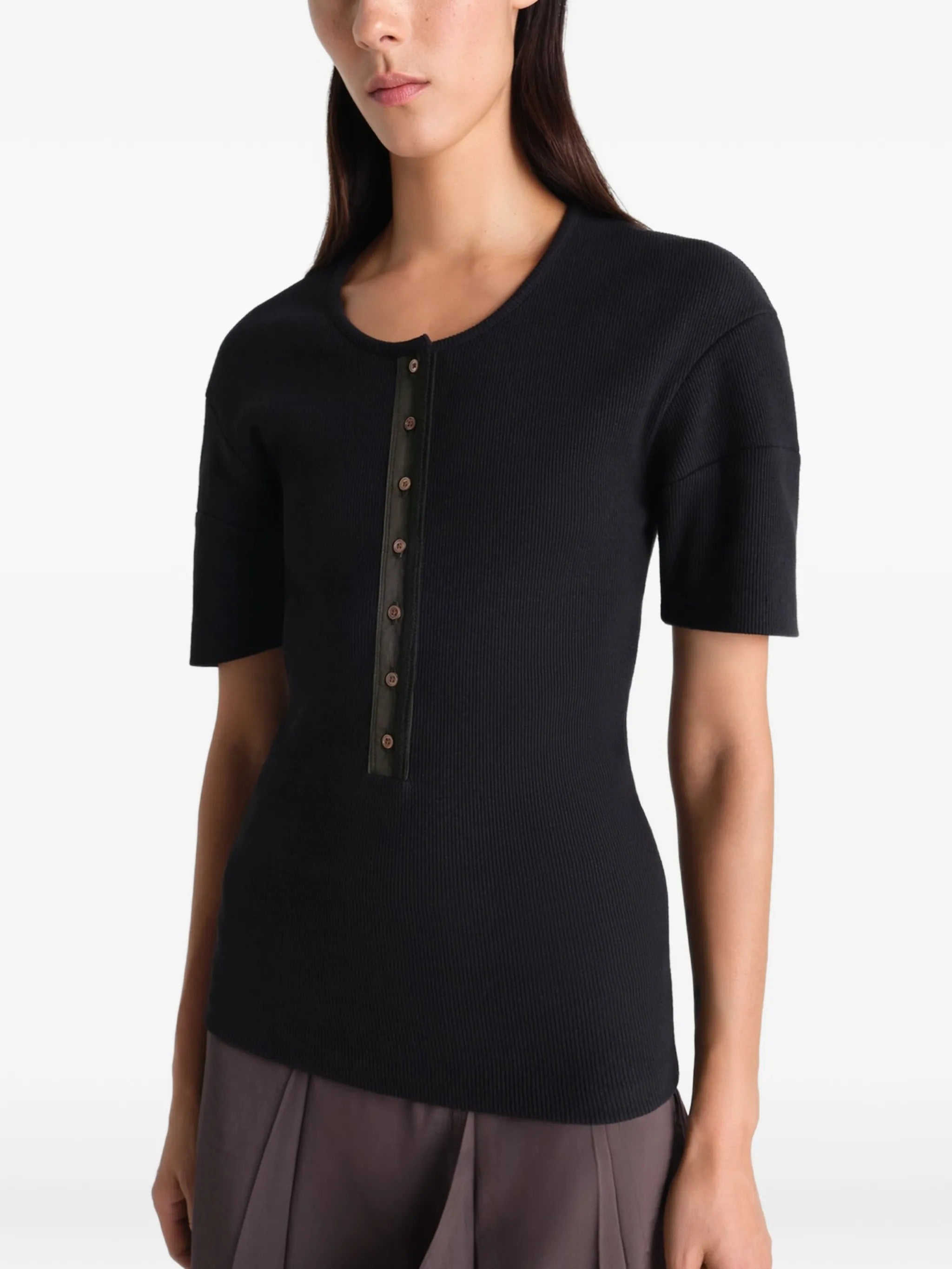 Fitted henley