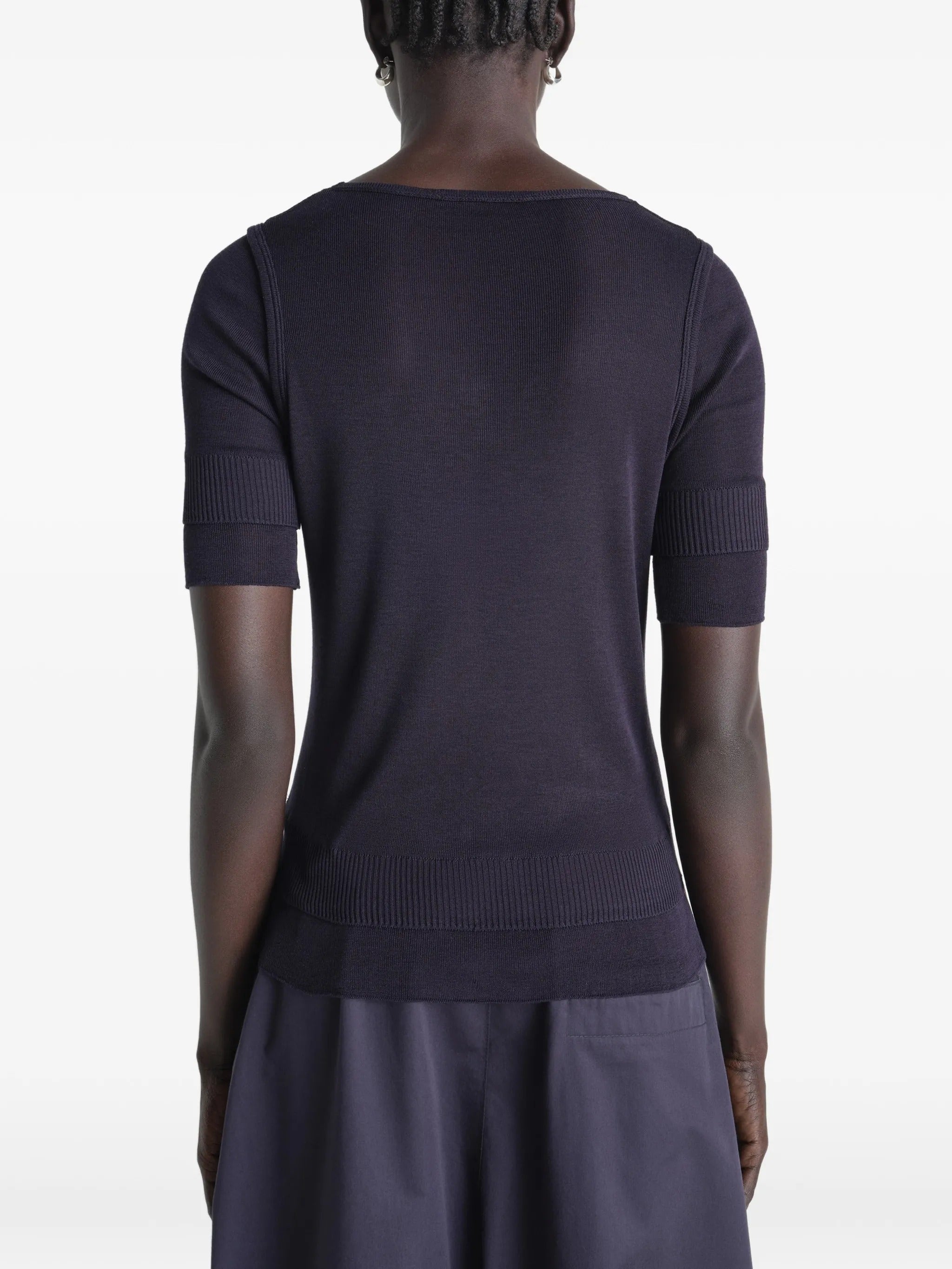 Seamless trompe l`oeil top
