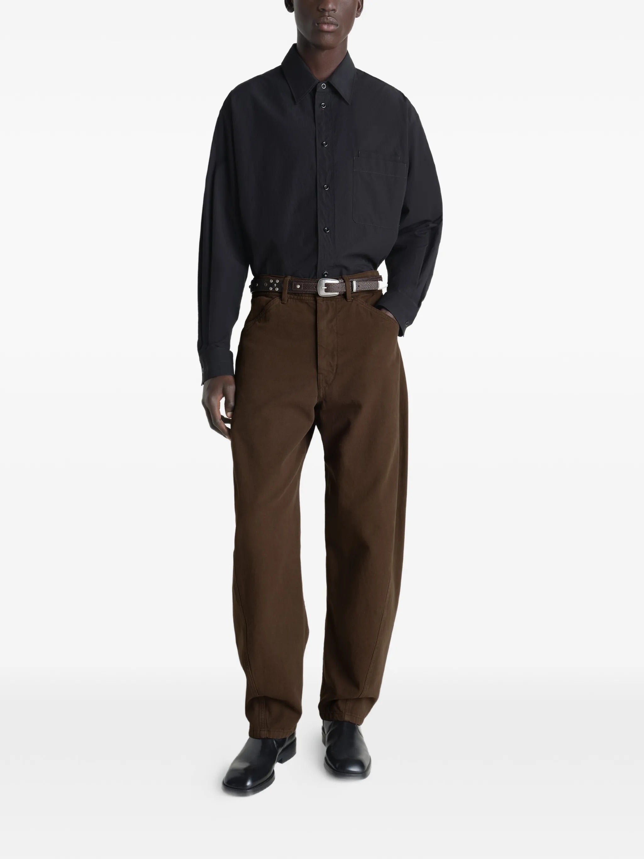 Twisted workwear pants