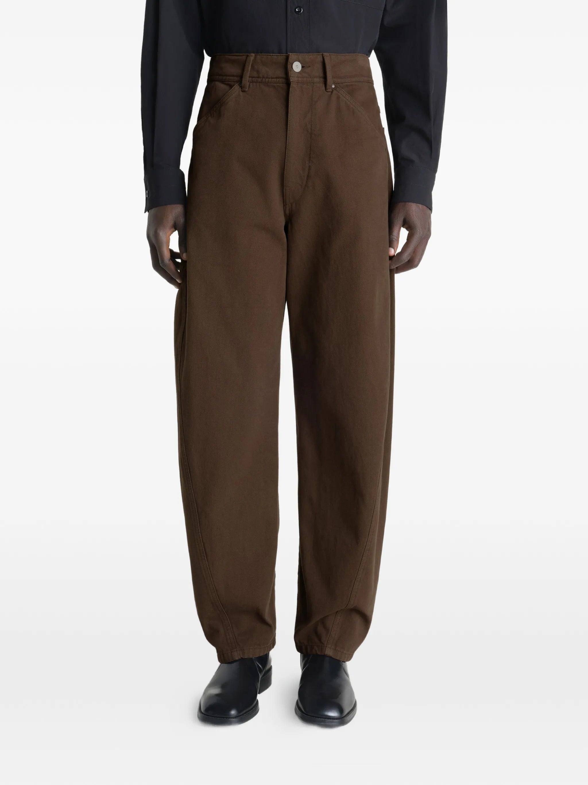 Twisted workwear pants