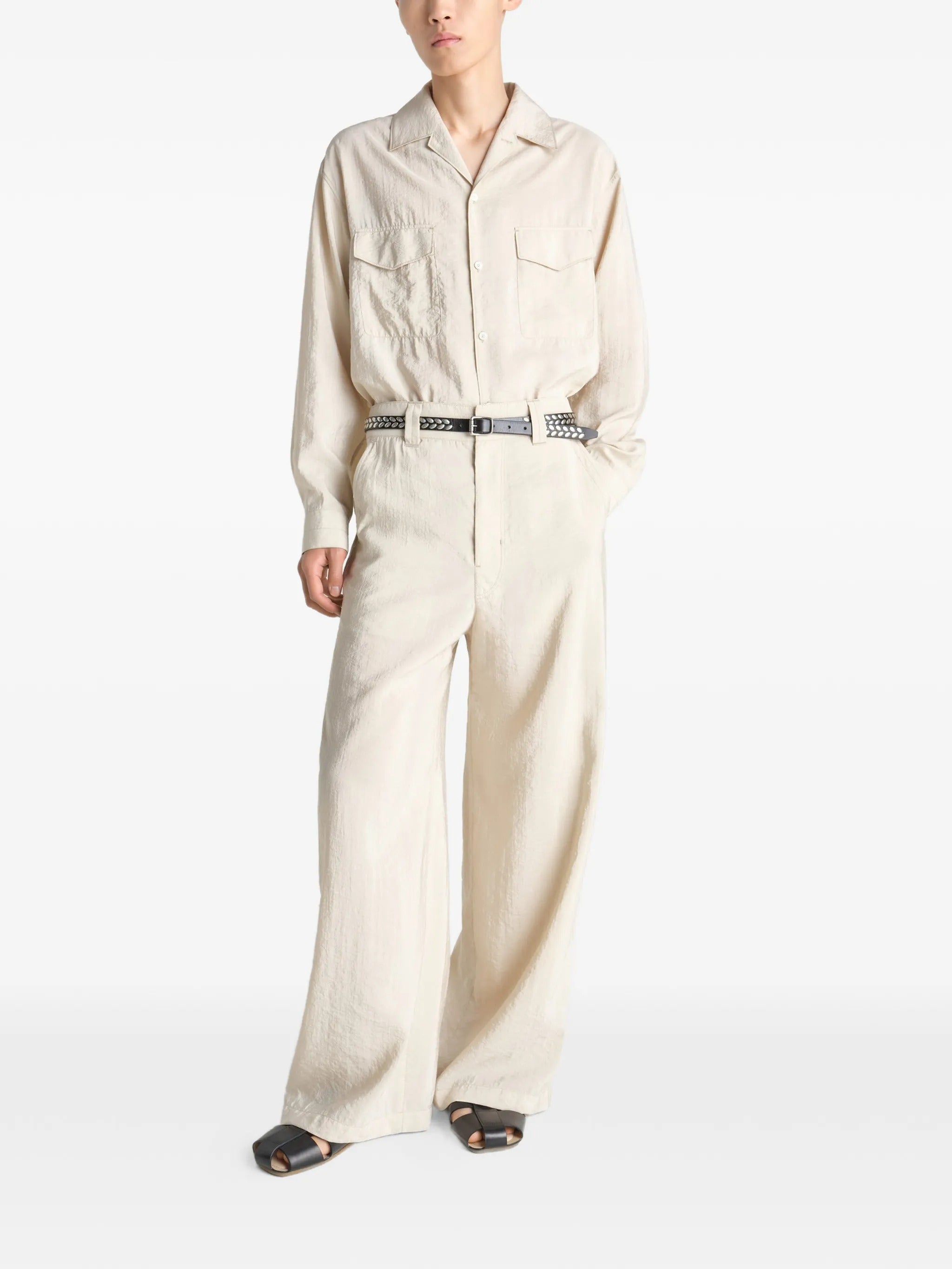Straight tailored pants