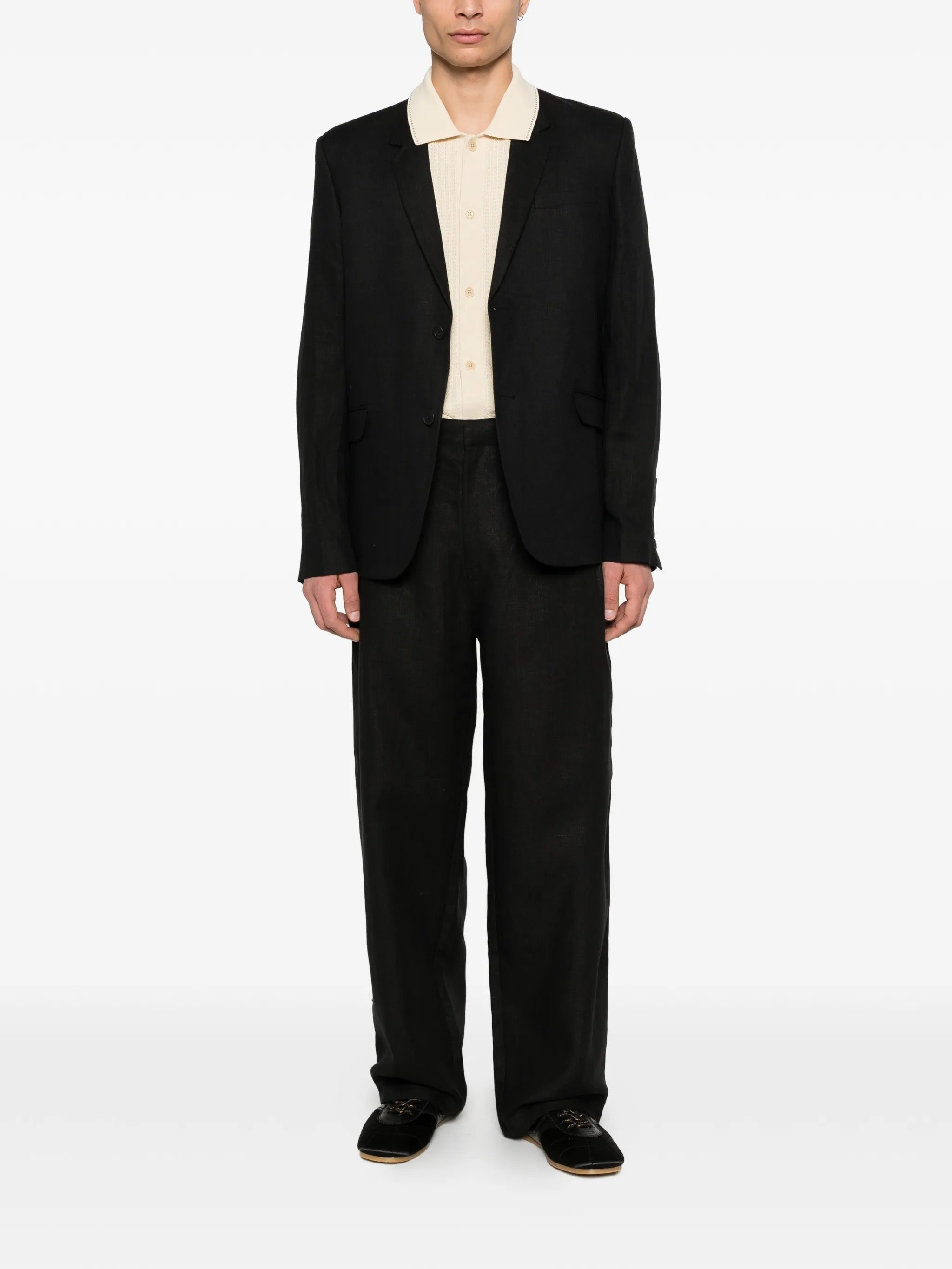 Linen suit pants