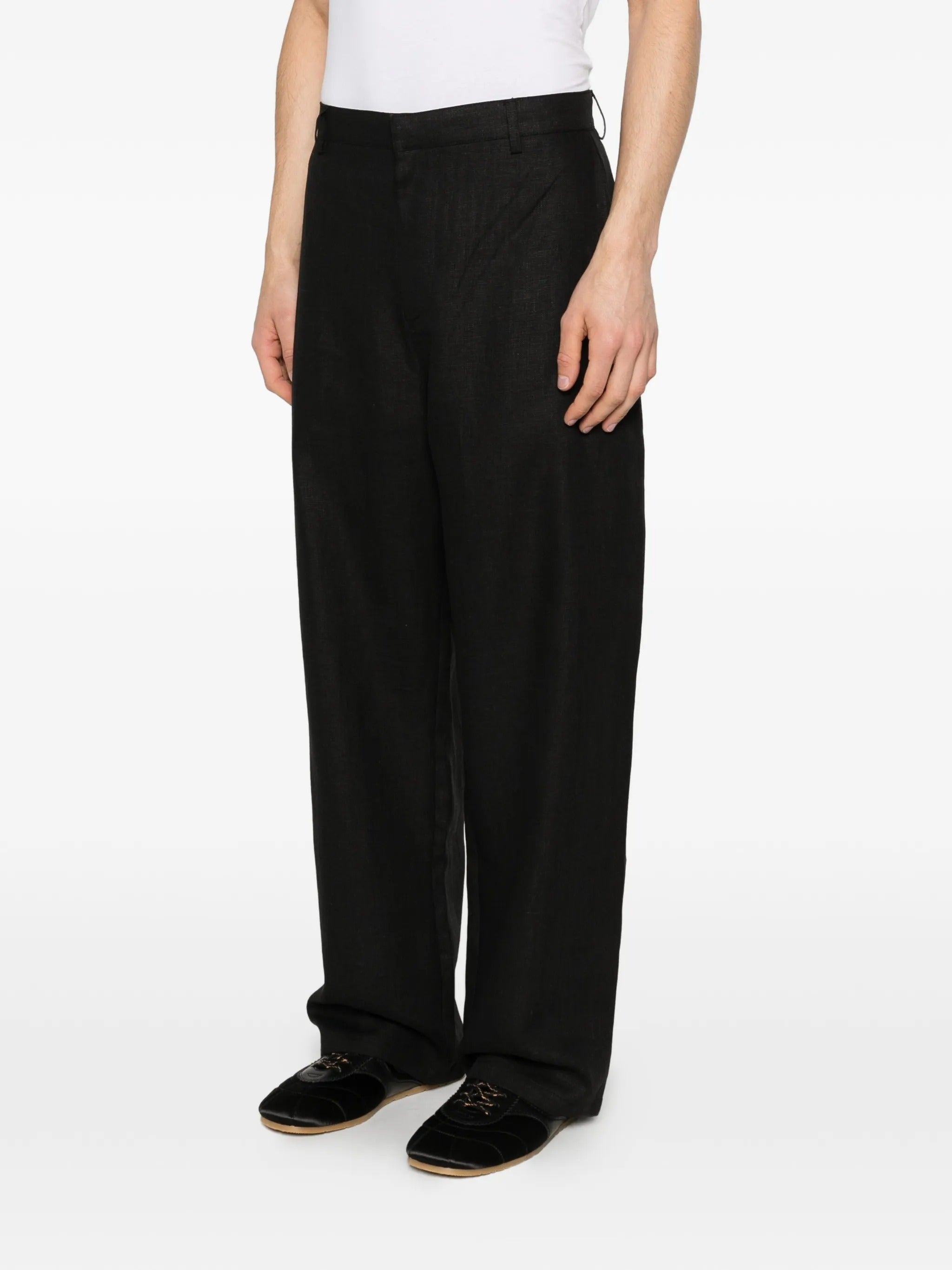 Linen suit pants