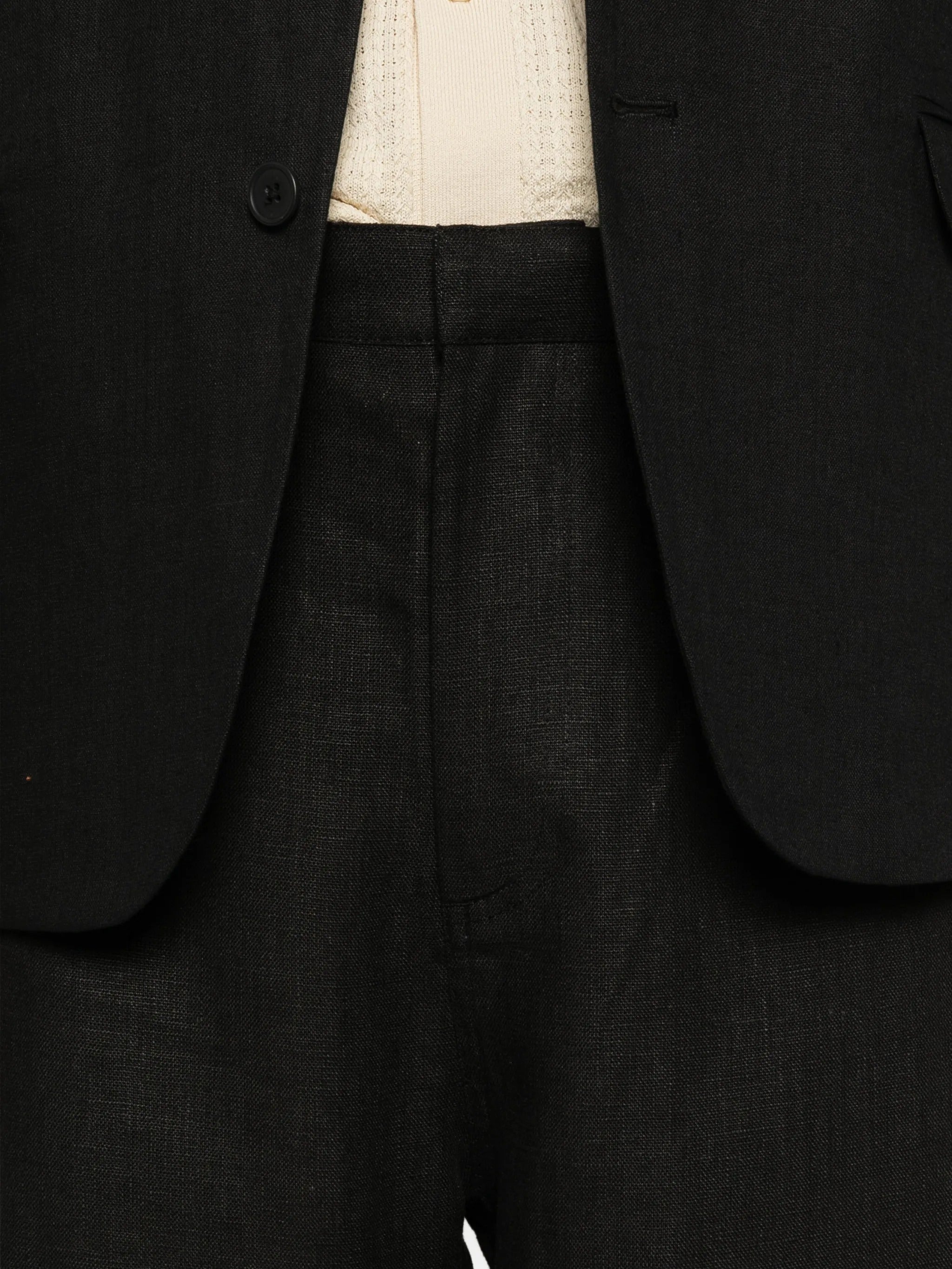 Linen suit pants