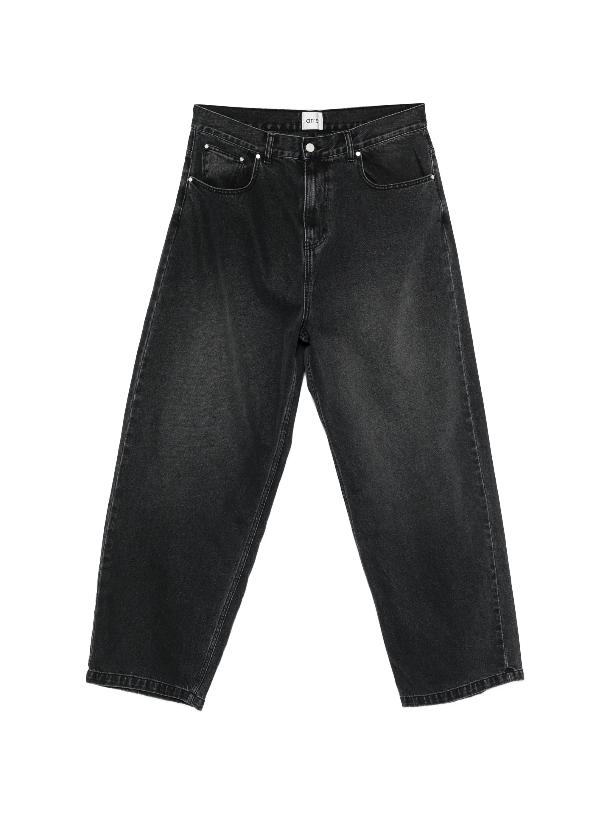 Fade wash baggy pants
