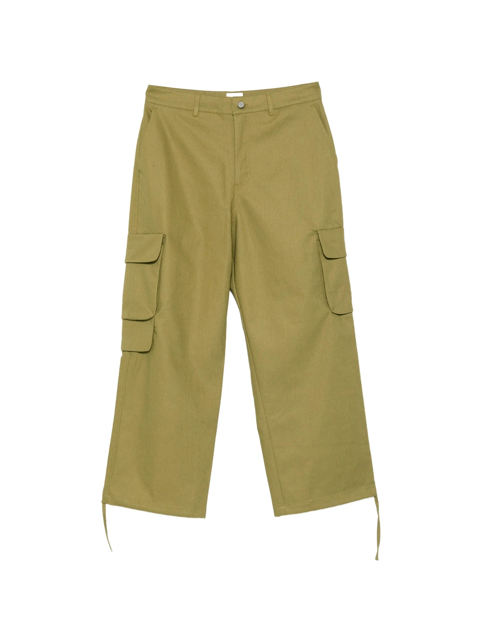 Linen cargo pants