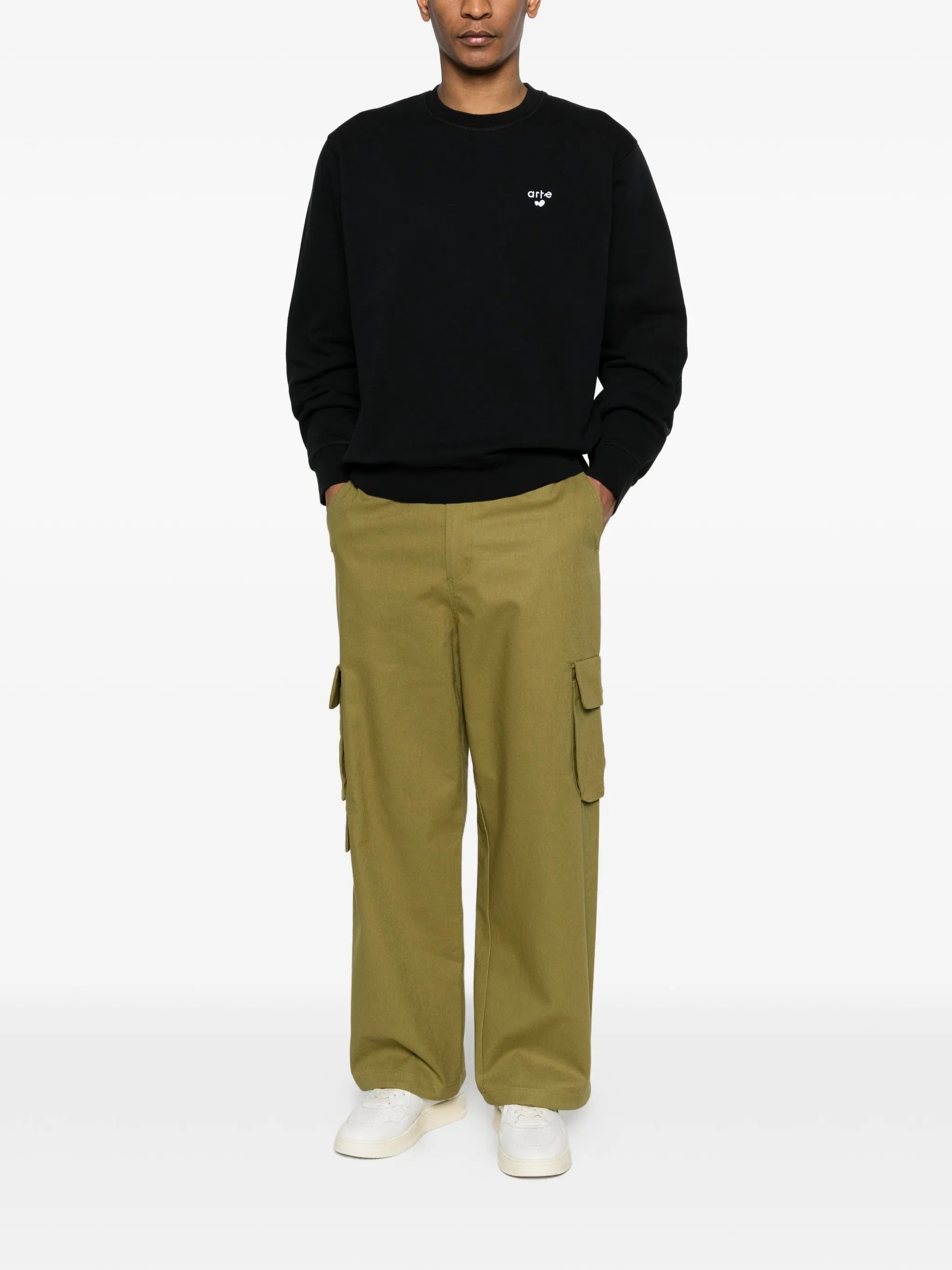 Linen cargo pants