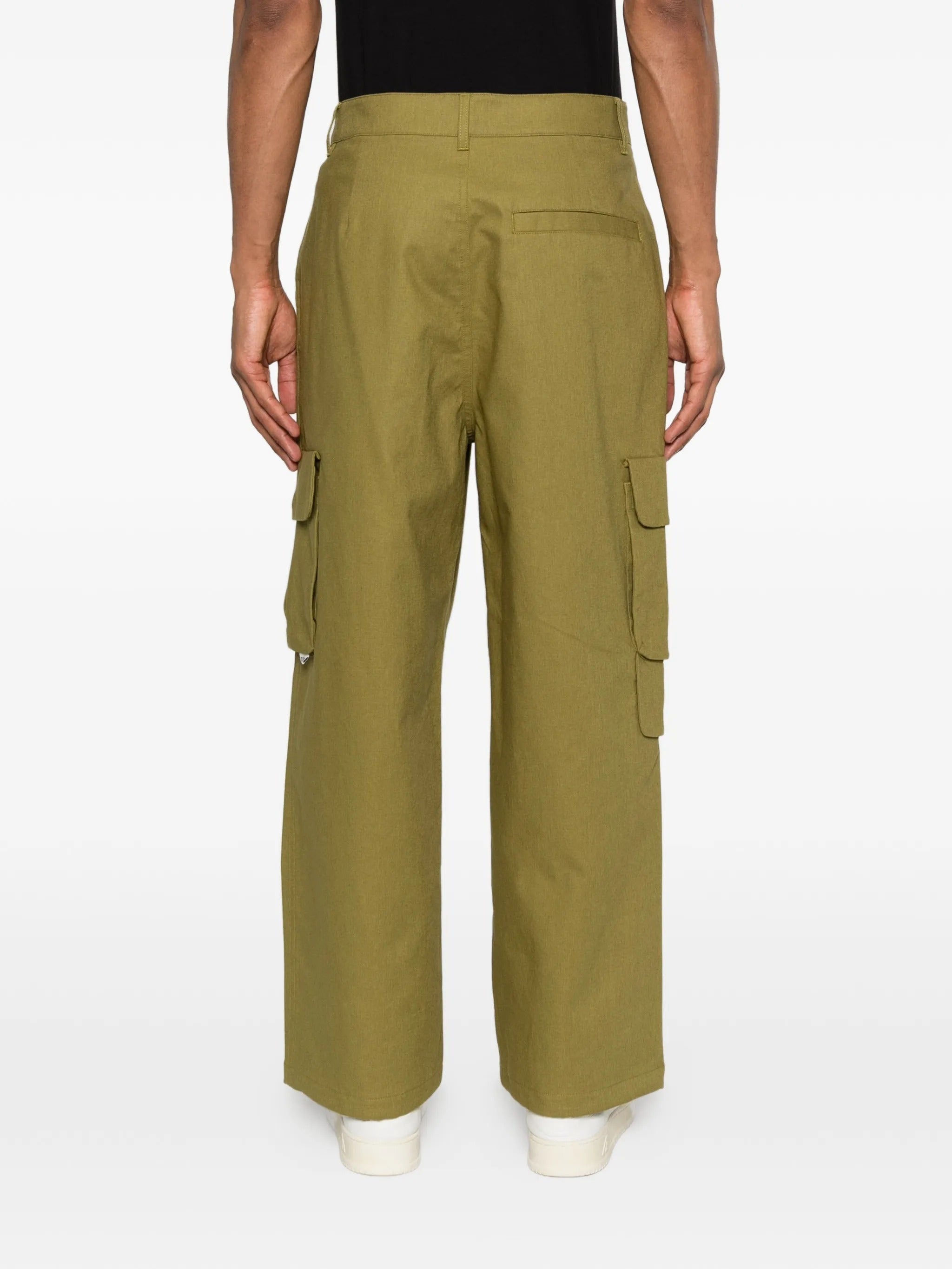 Linen cargo pants
