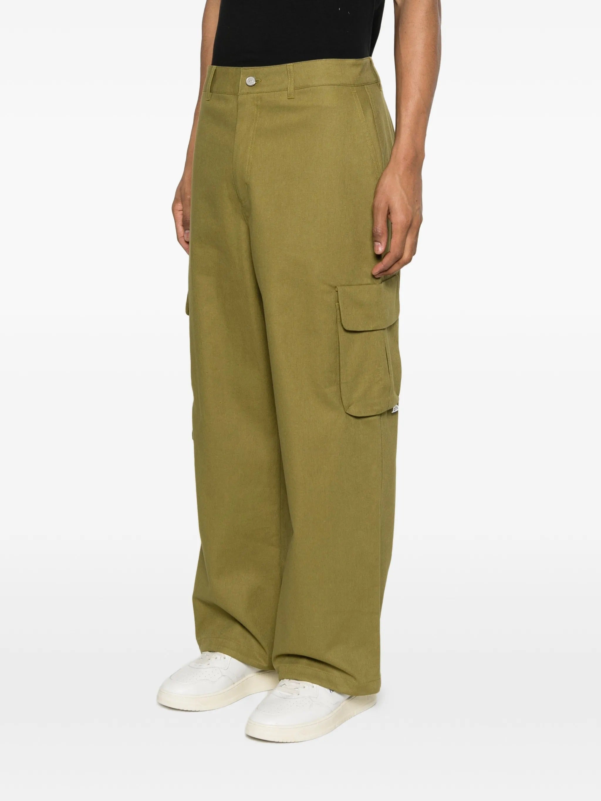 Linen cargo pants