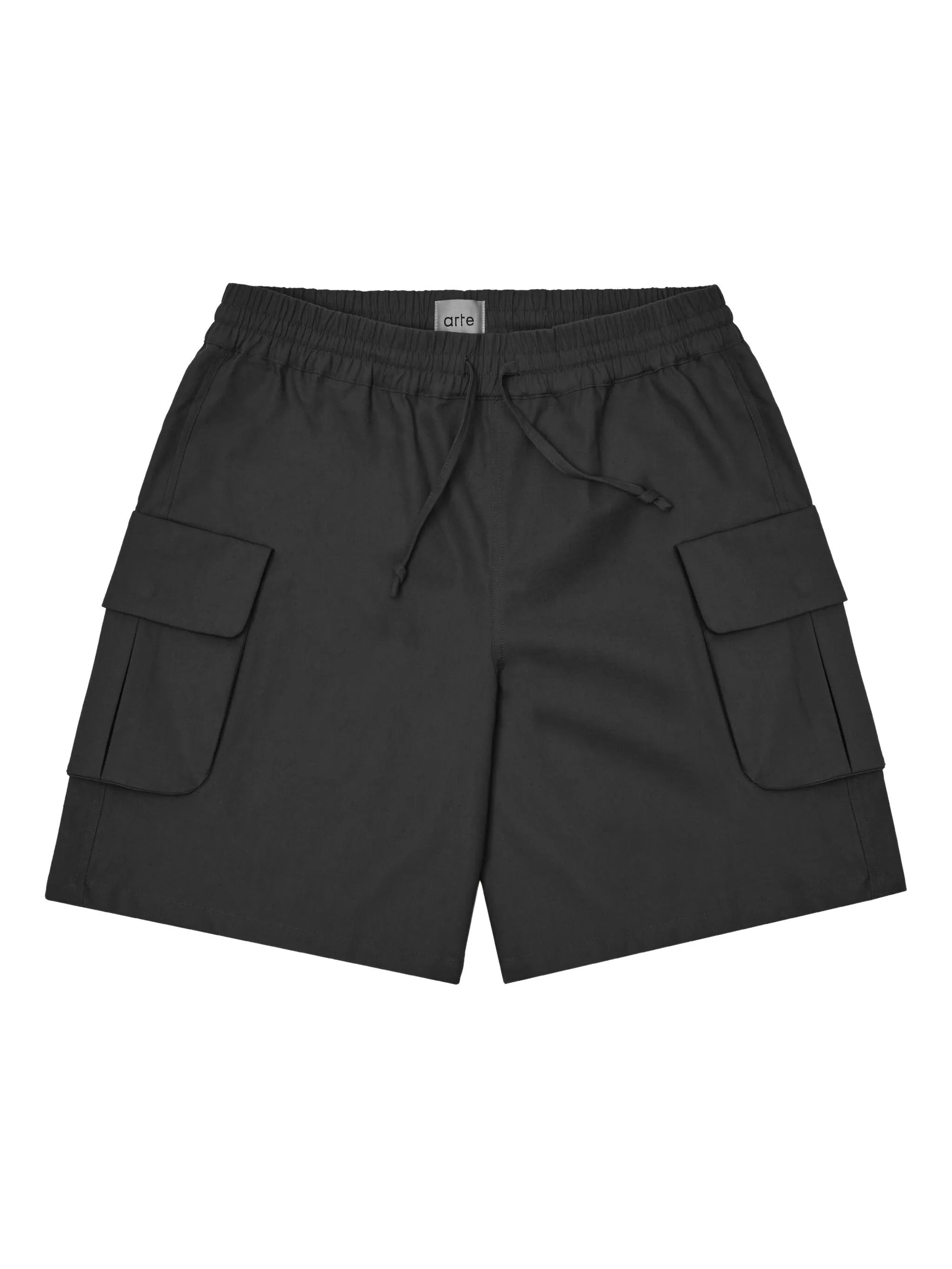 Linen cargo shorts