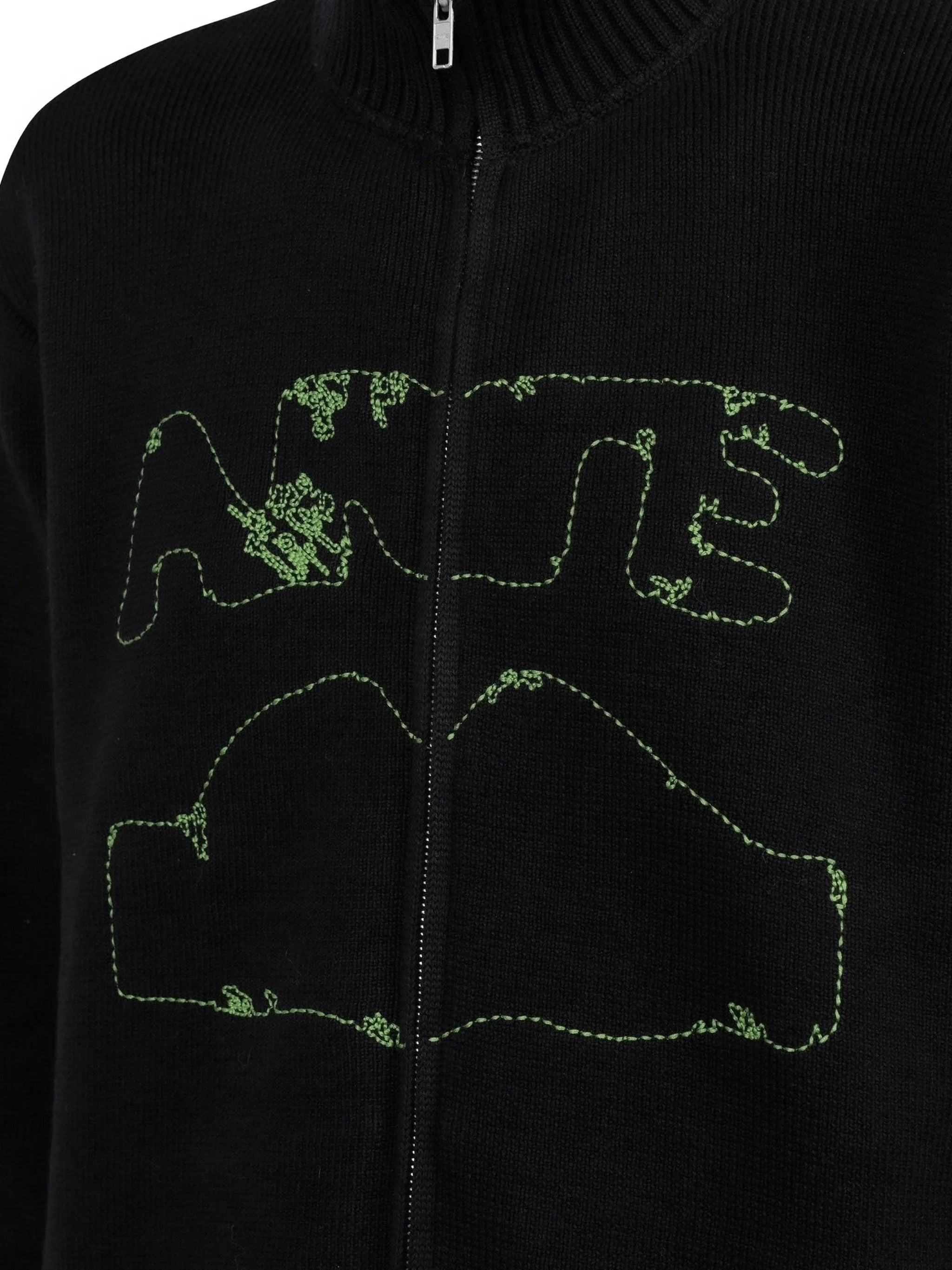 Diels collar cardigan