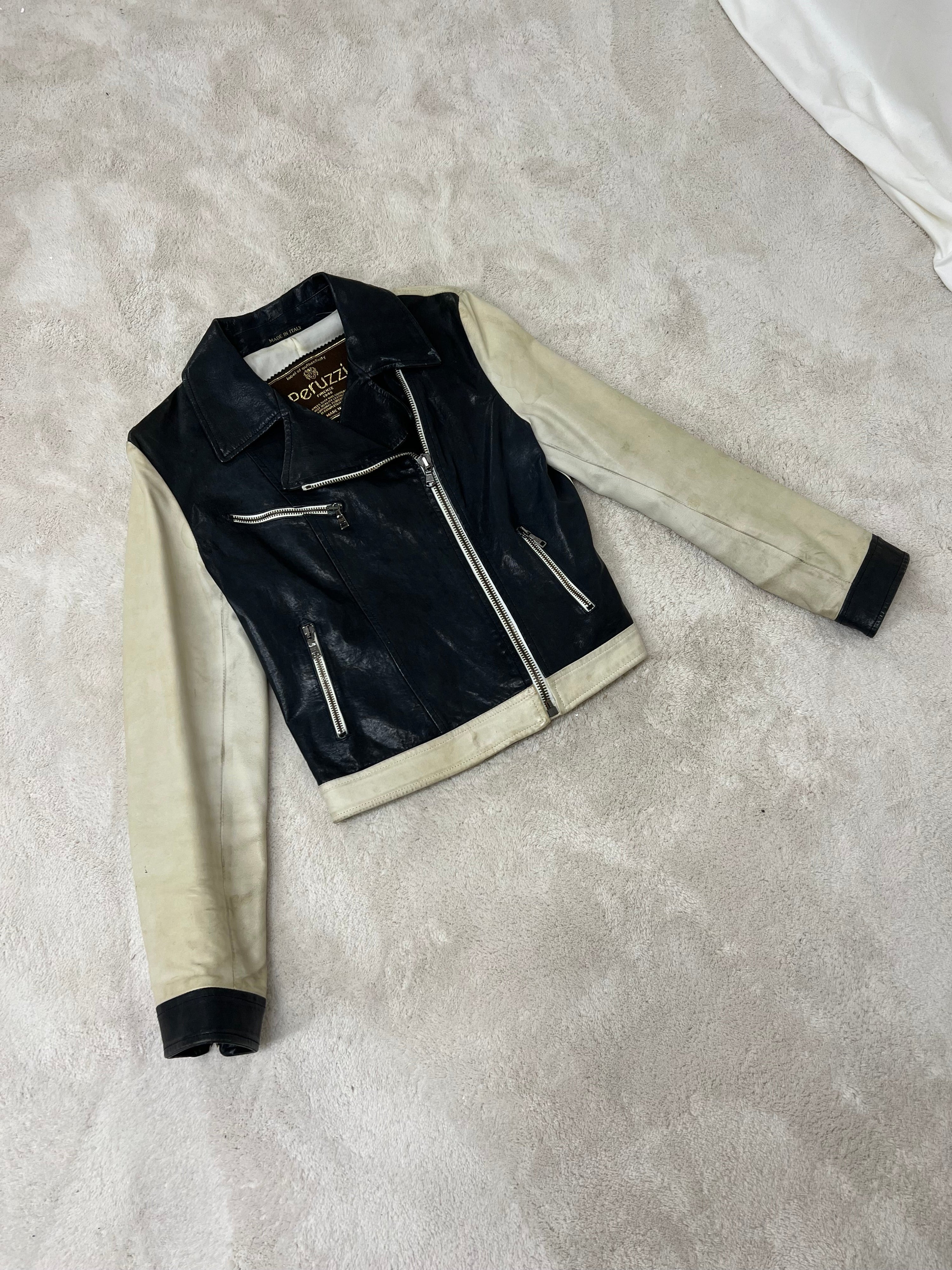 Leather biker