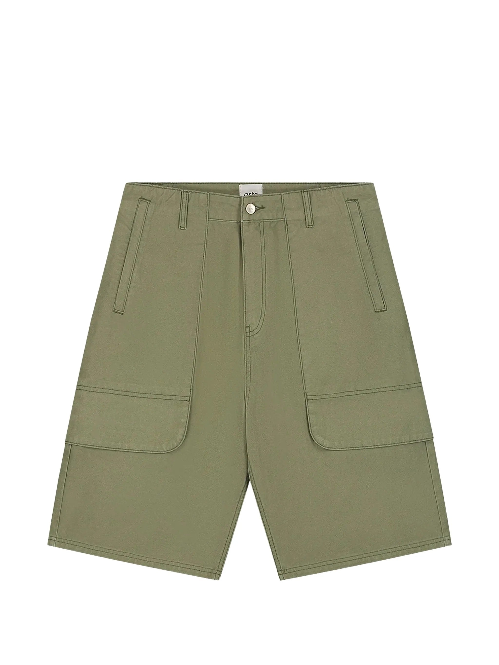 Canvas cargo shorts