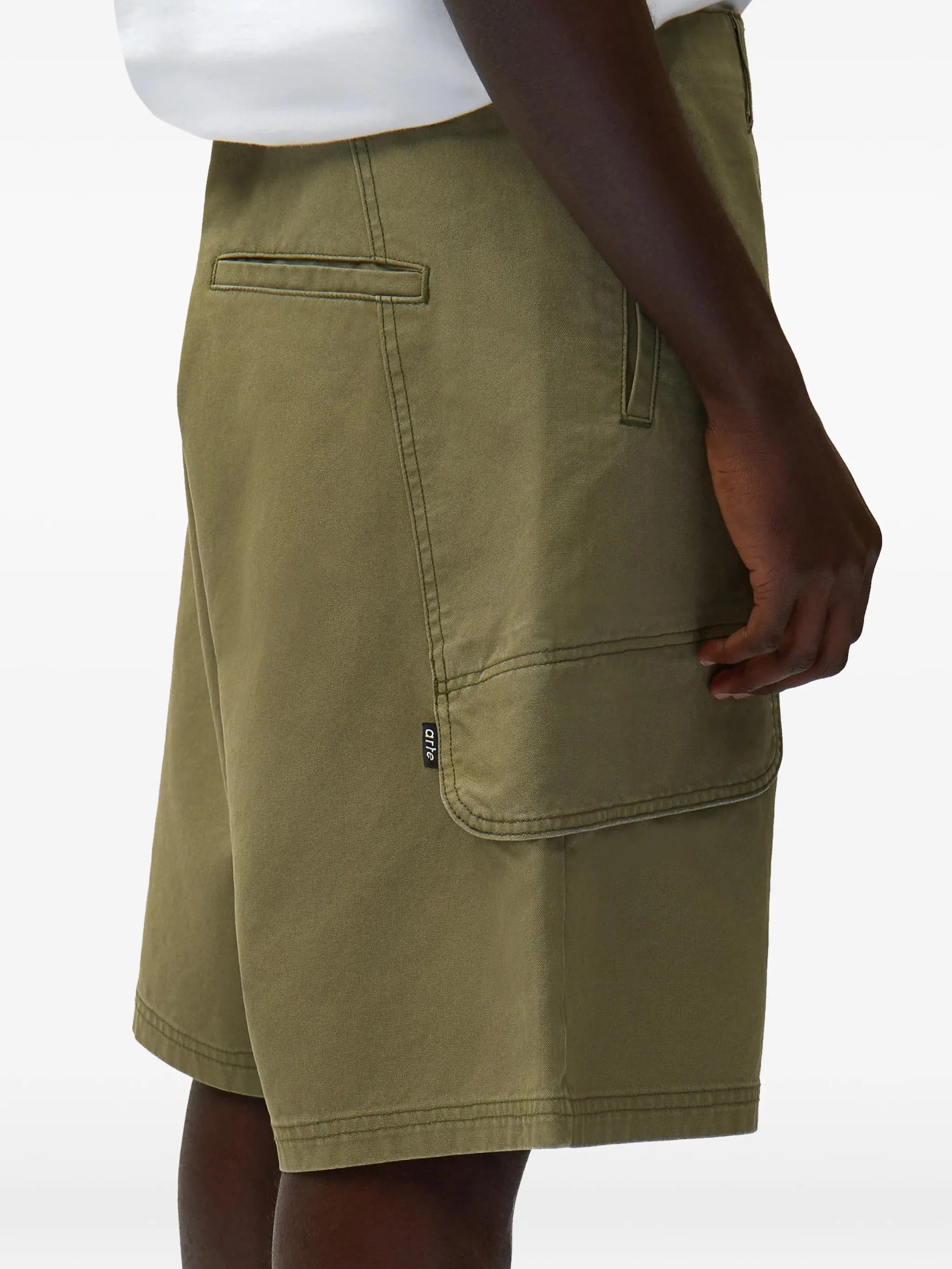 Canvas cargo shorts