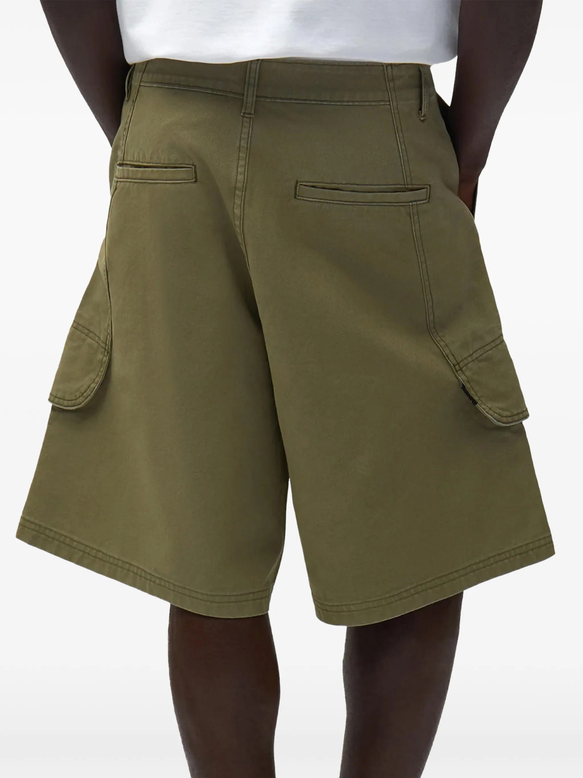 Canvas cargo shorts