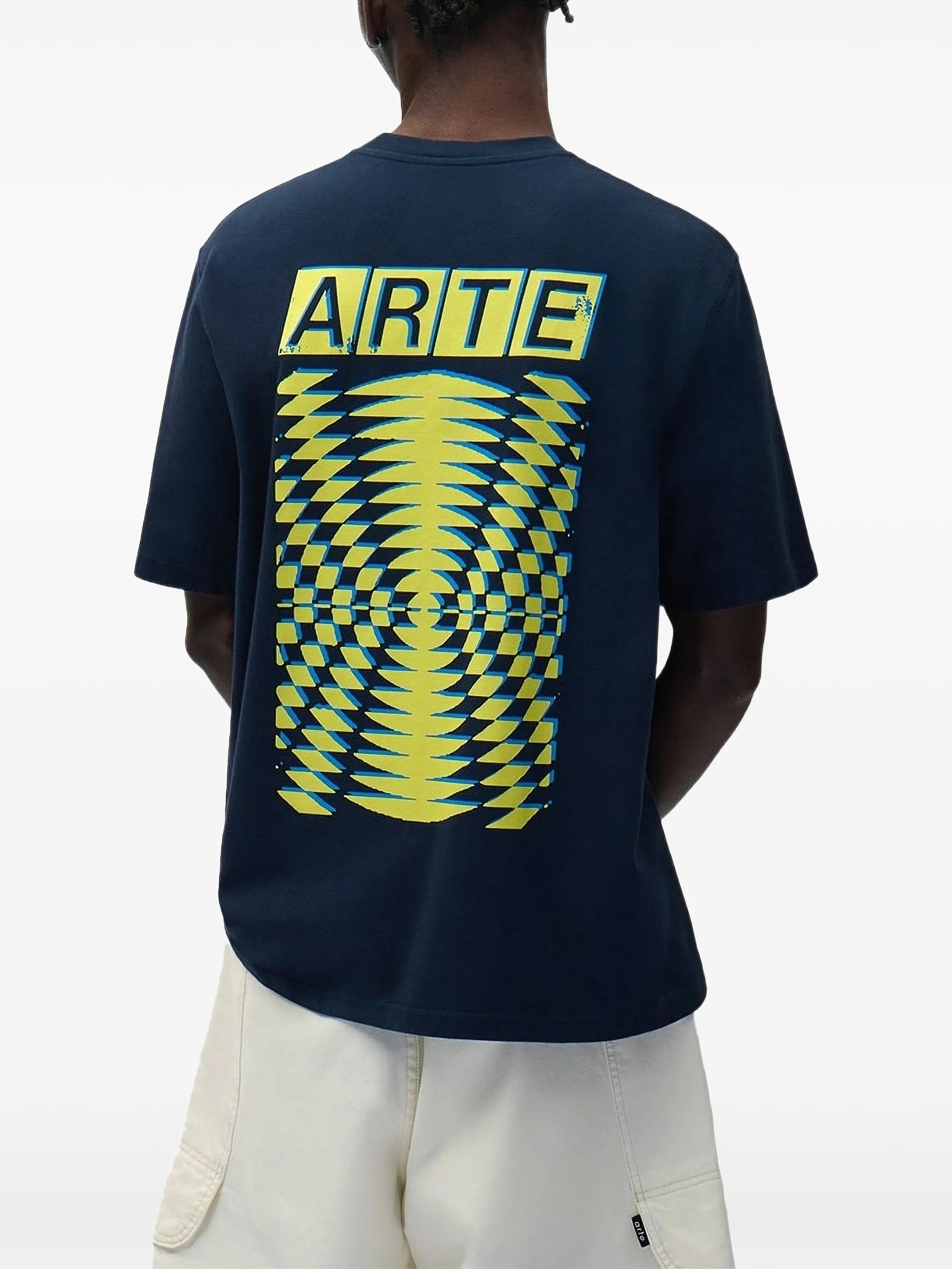 Abstract back print t-shirt