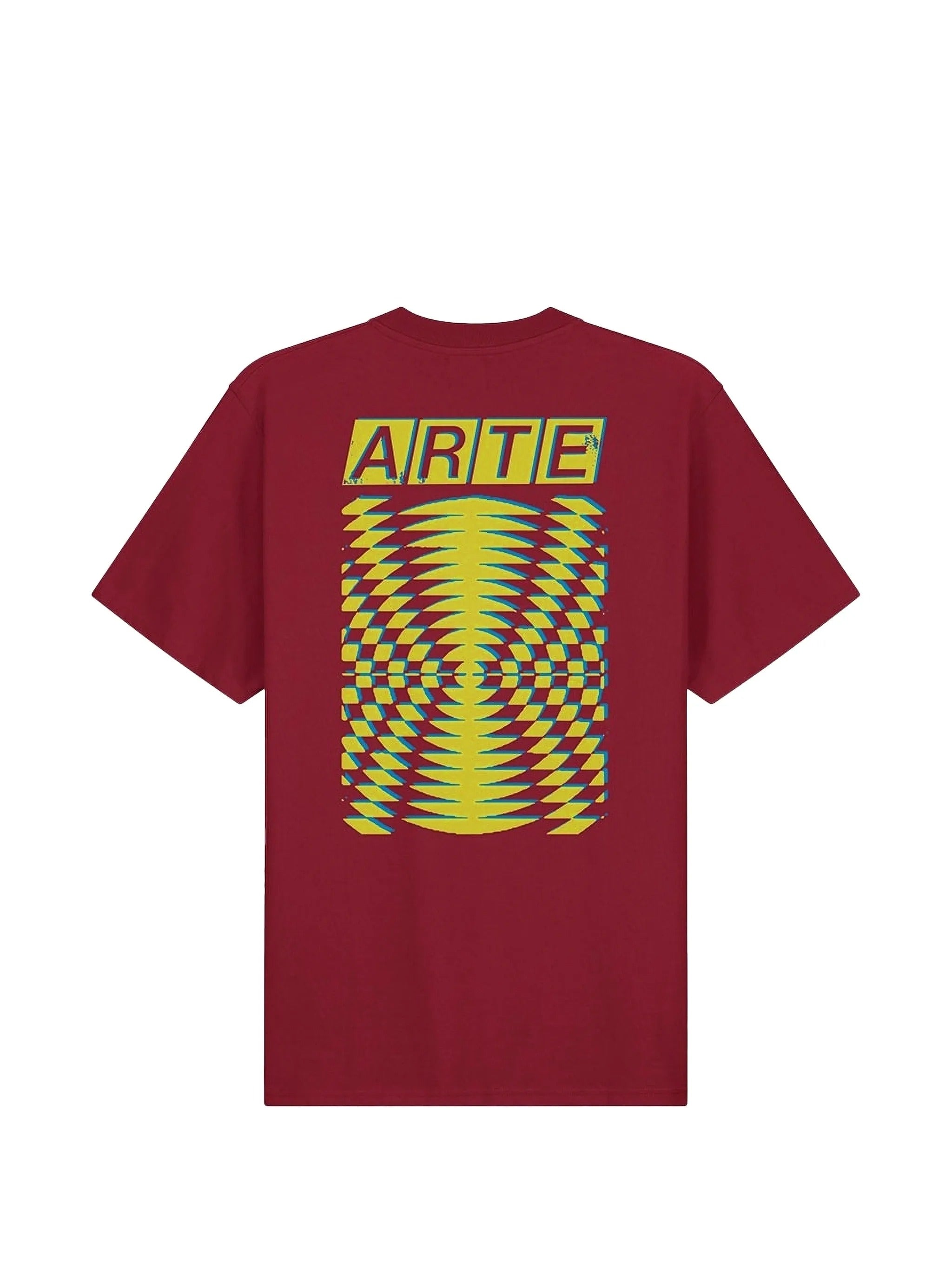Abstract back print t-shirt