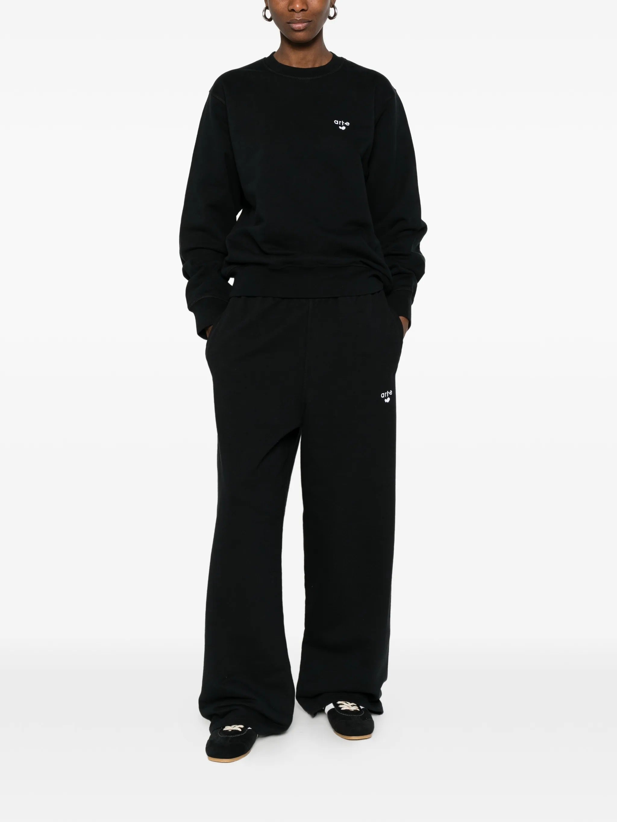Heart logo crewneck