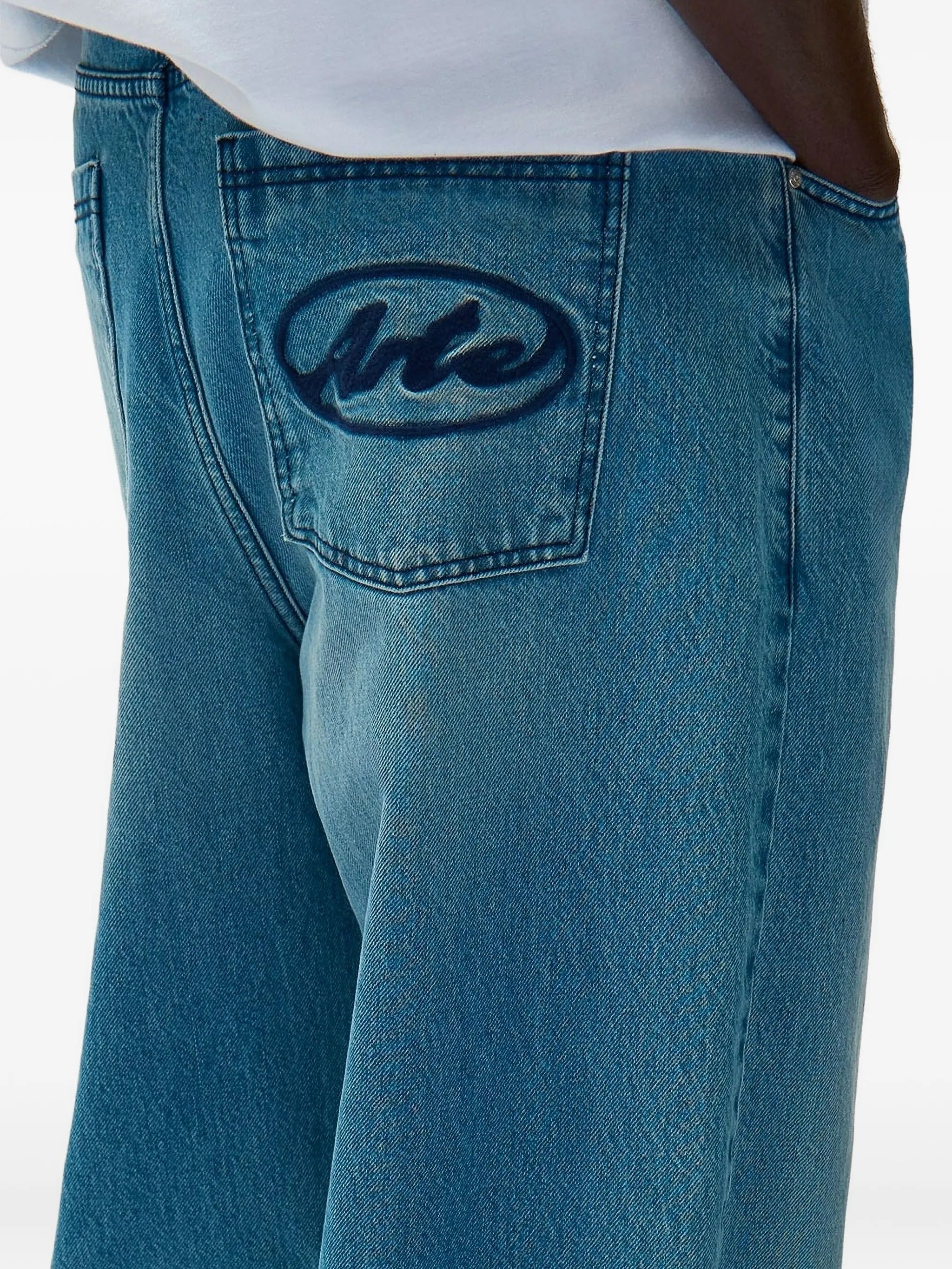 Circle logo pocket pants