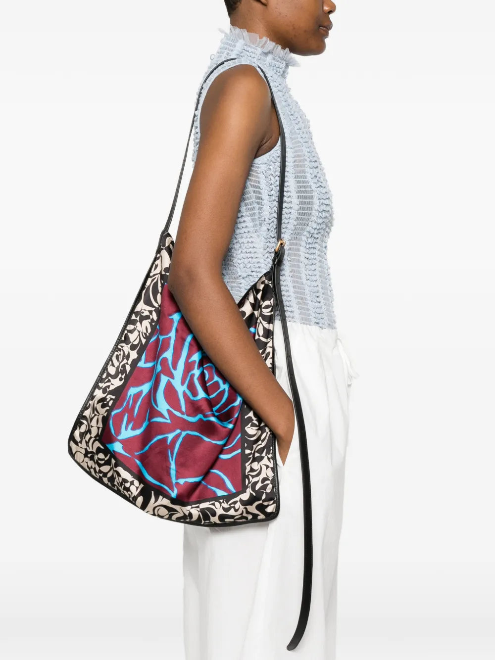 Scarf217-3180 w.l.bag bur