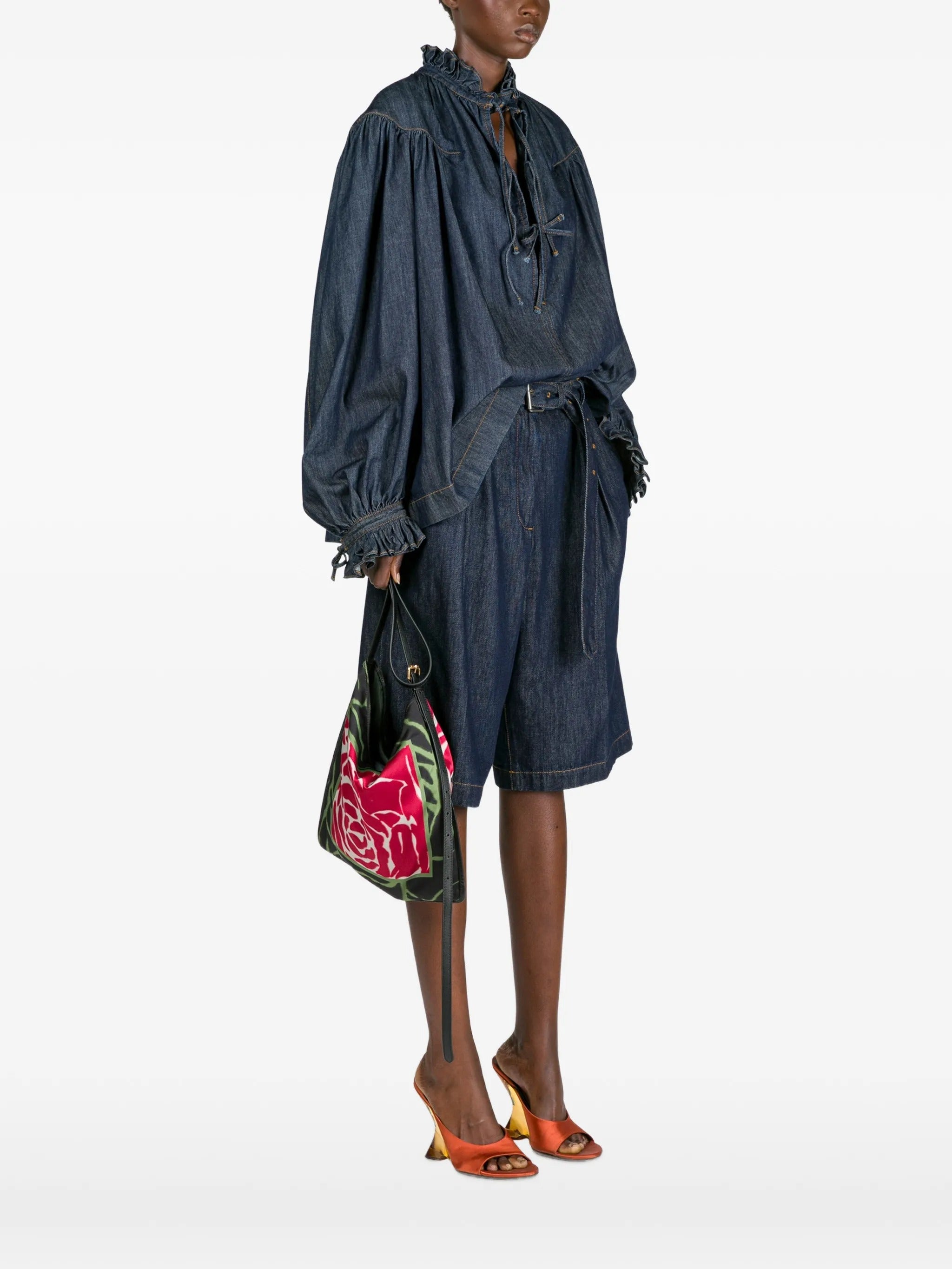 Scarf218-3180 w.l.bag red