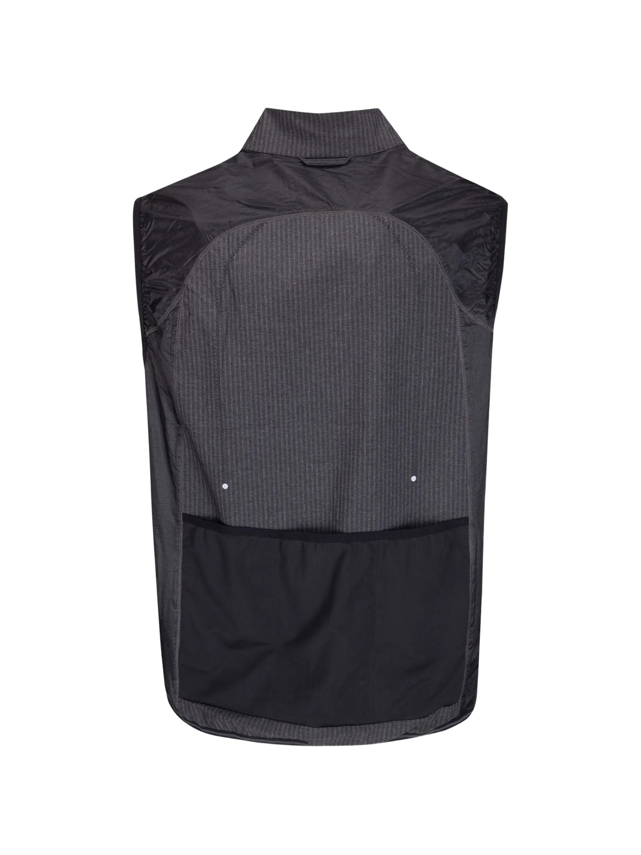 Numb pinstriped commuting vest