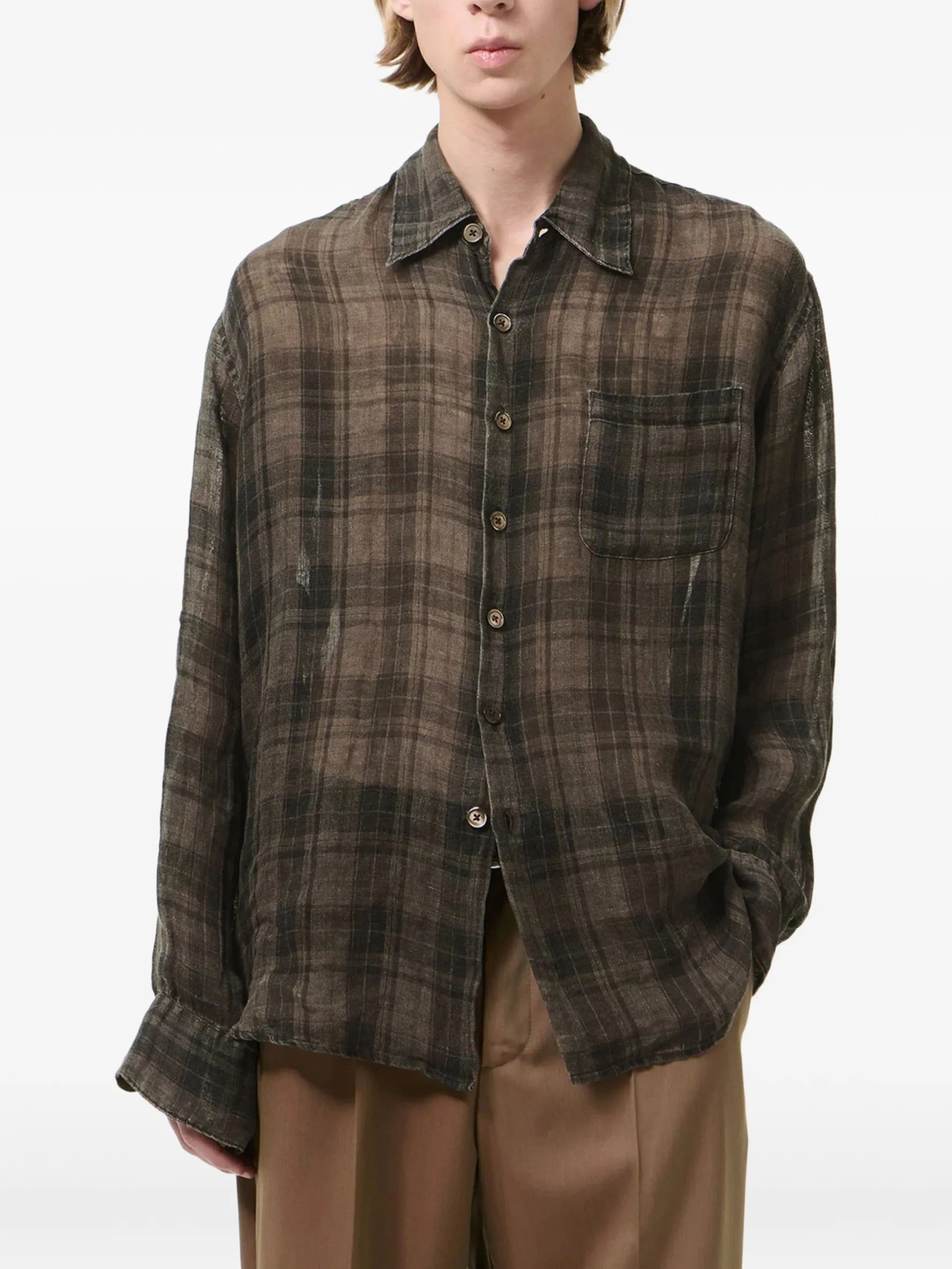 Above shirt