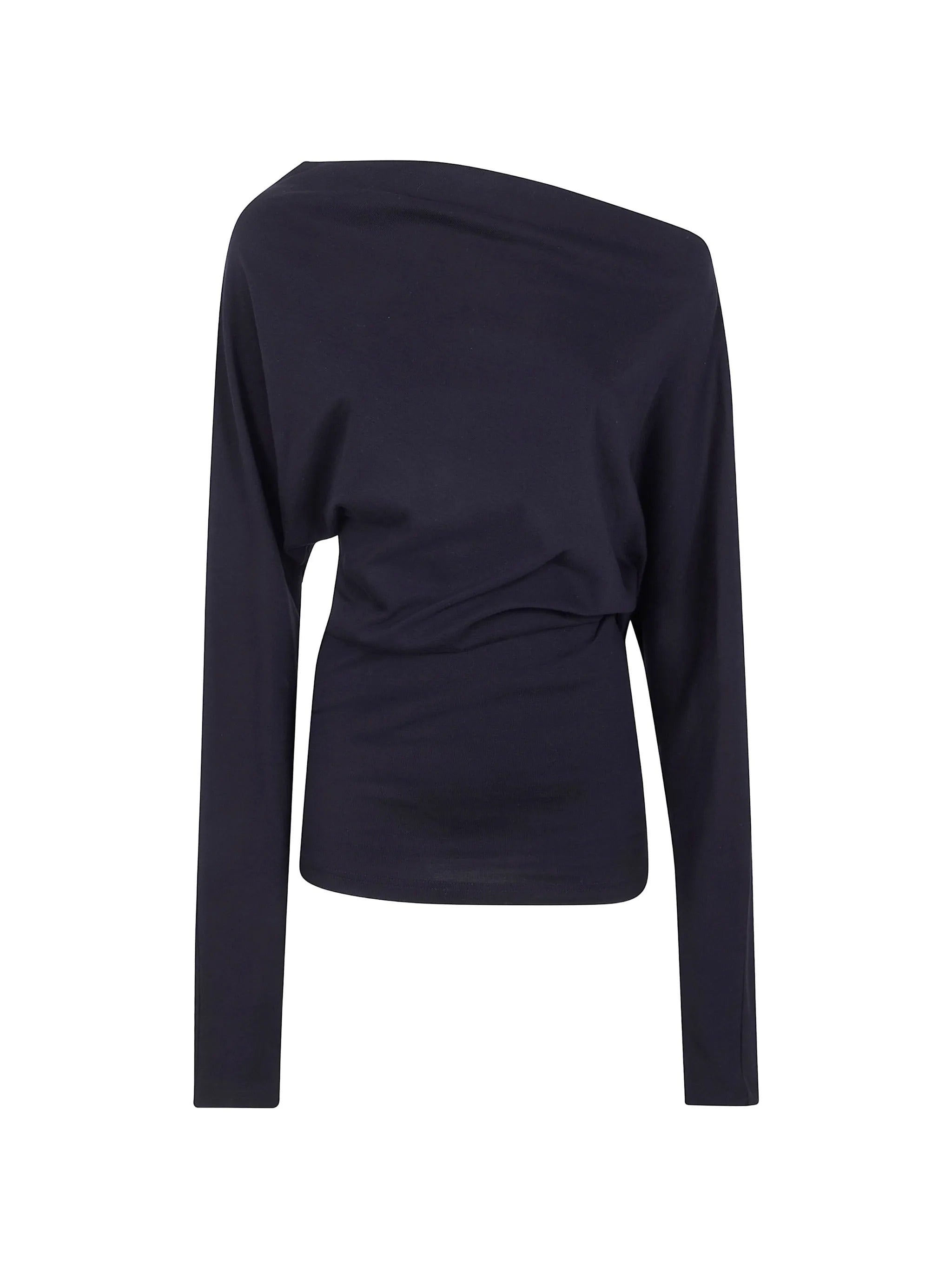 Roos bias cut drop shoulder top
