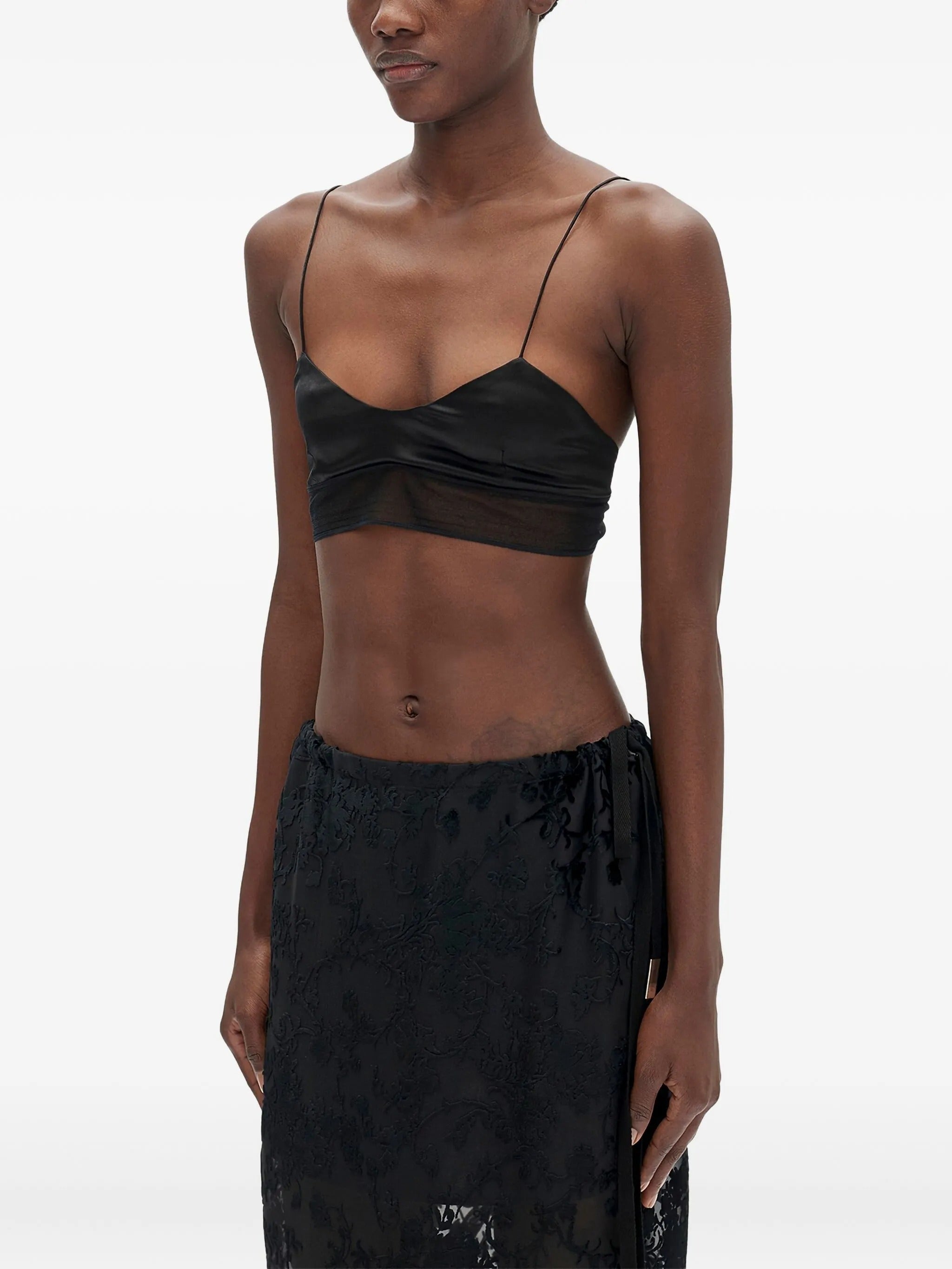 Abelina bra with tulle border