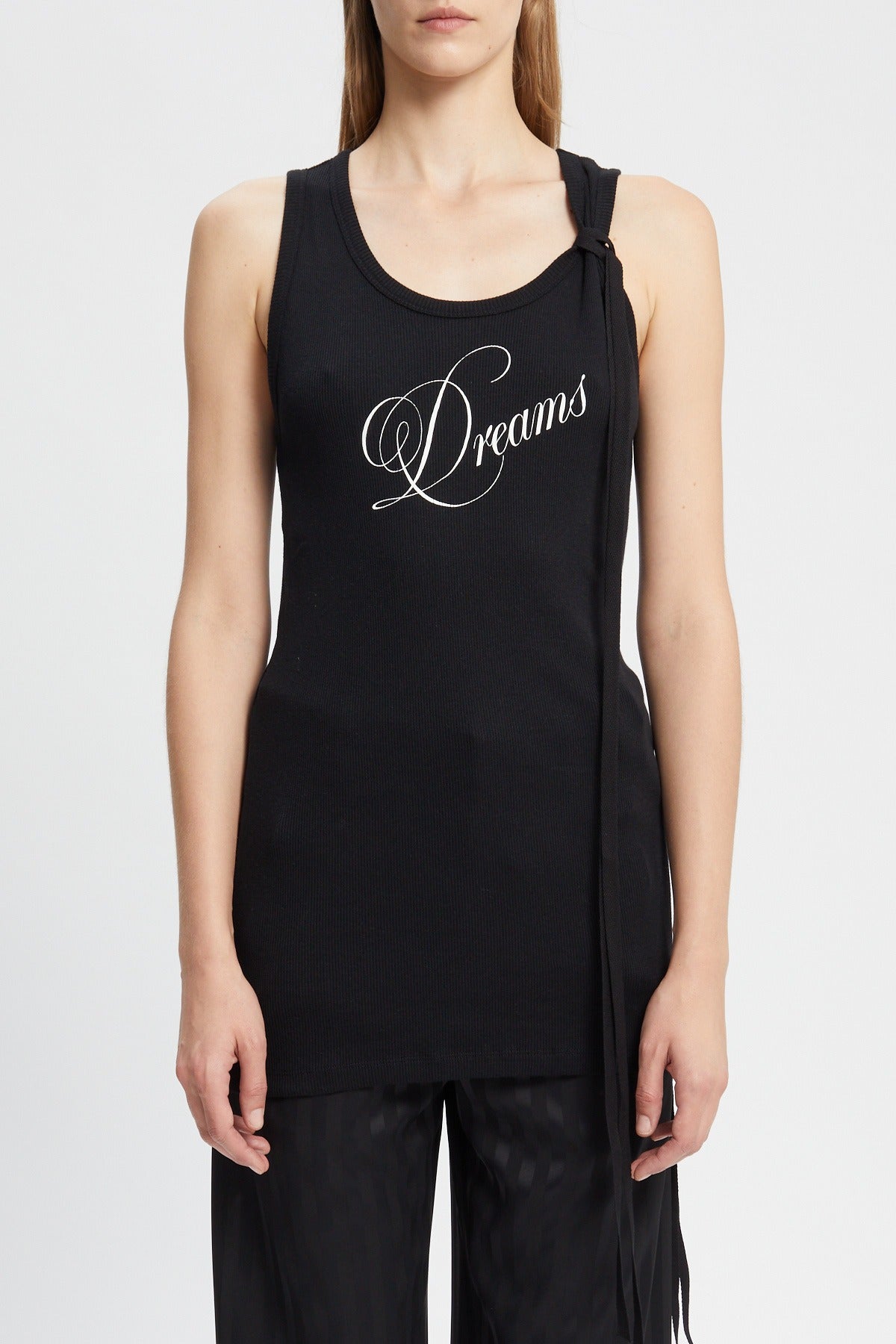 Seva standard tank top with "dreams" print